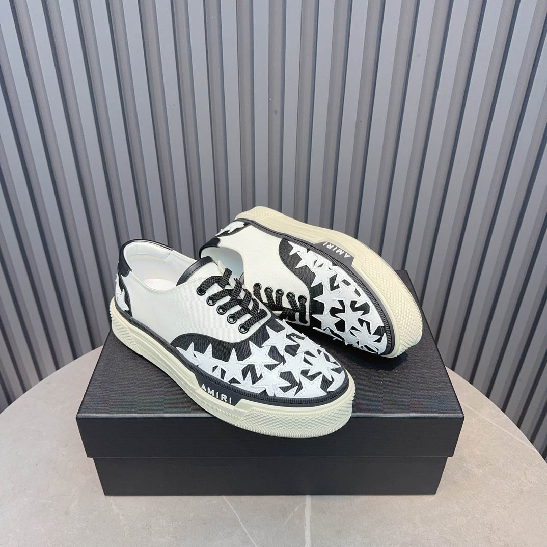 Amiri Stars Court 'White Black' - FashionPlug