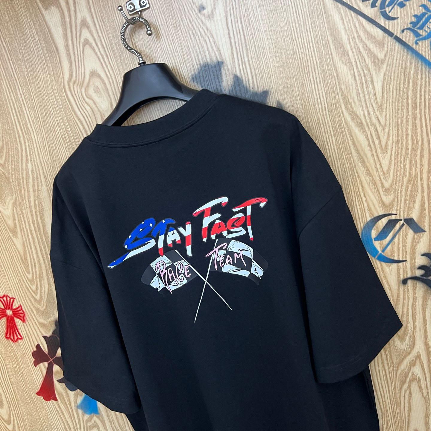 Chrome Hearts Matty Boy Stay Fast Tee 'Black' - FashionPlug