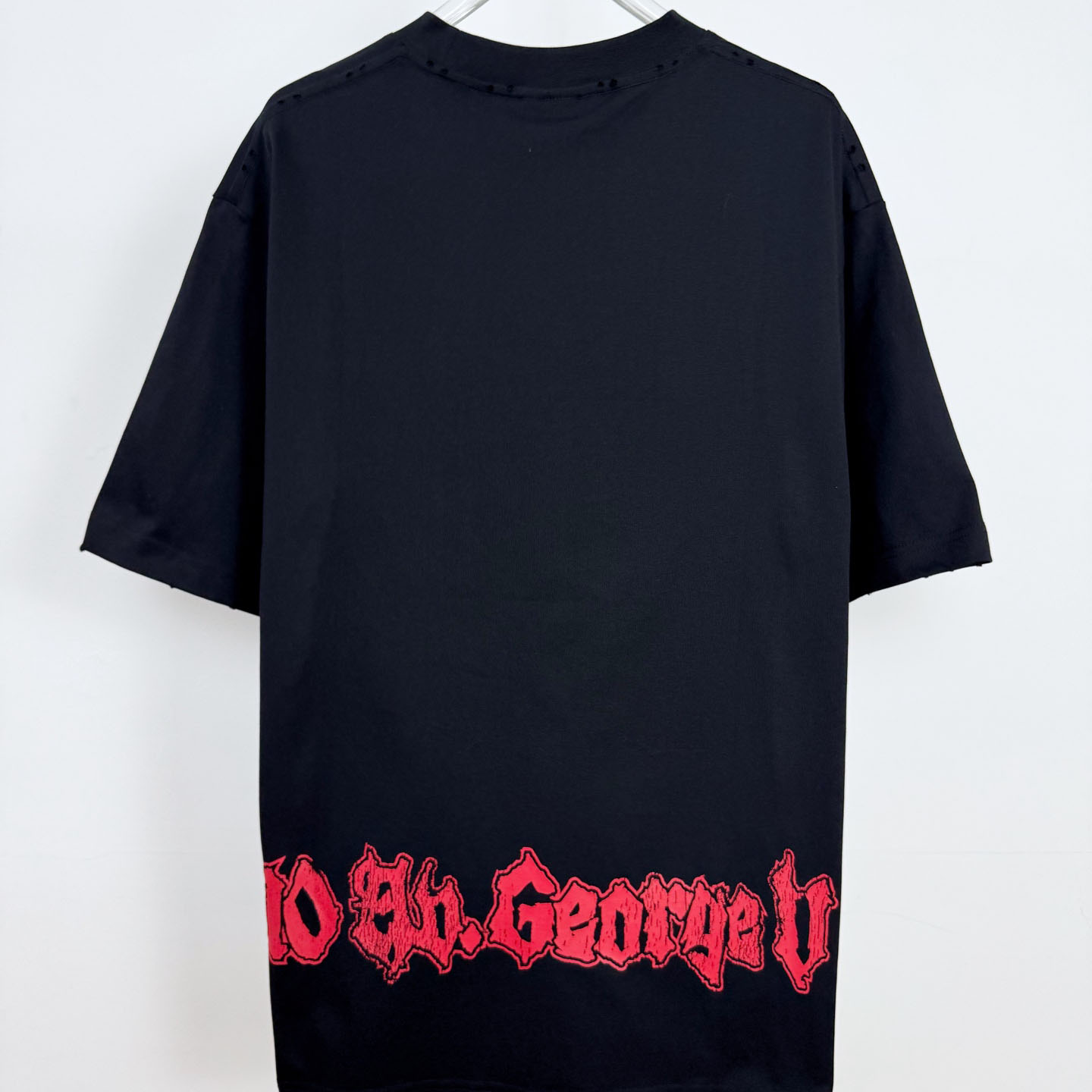 Balenciaga Salon De Couture Medium Fit T-shirt In Black - FashionPlug