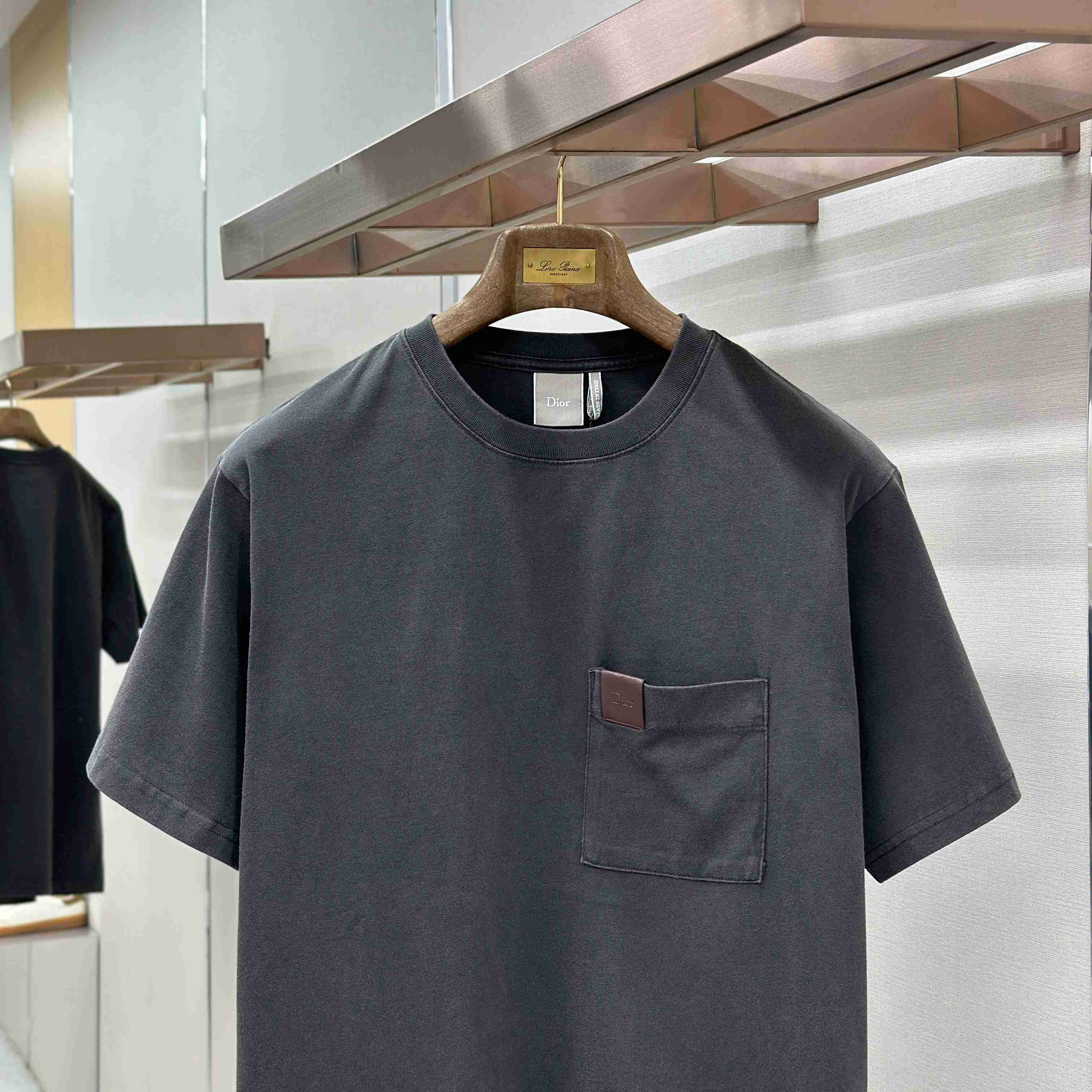 Dior T-Shirt With Pocket - FashionPlug