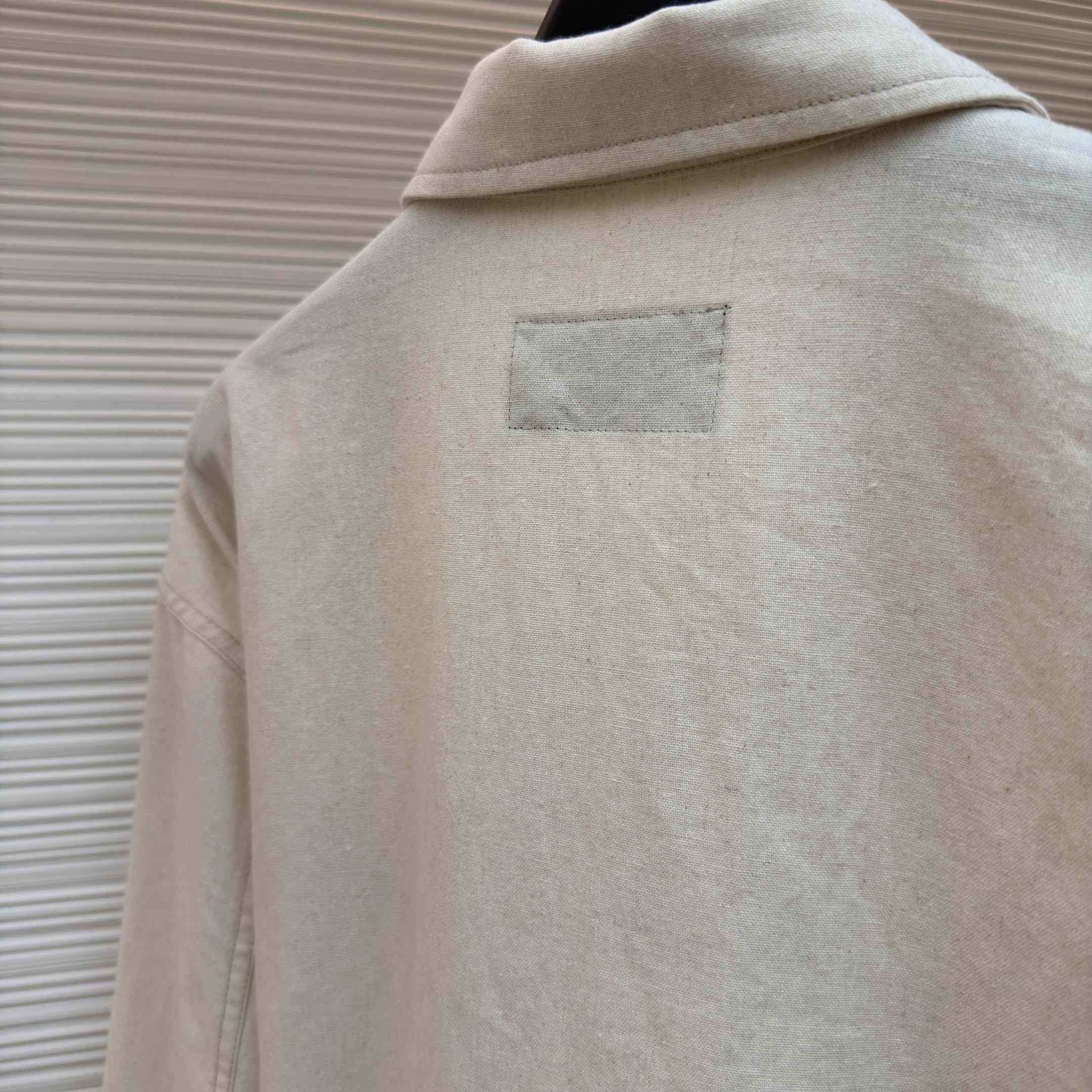 Prada Chambray Blouson Jacket - FashionPlug