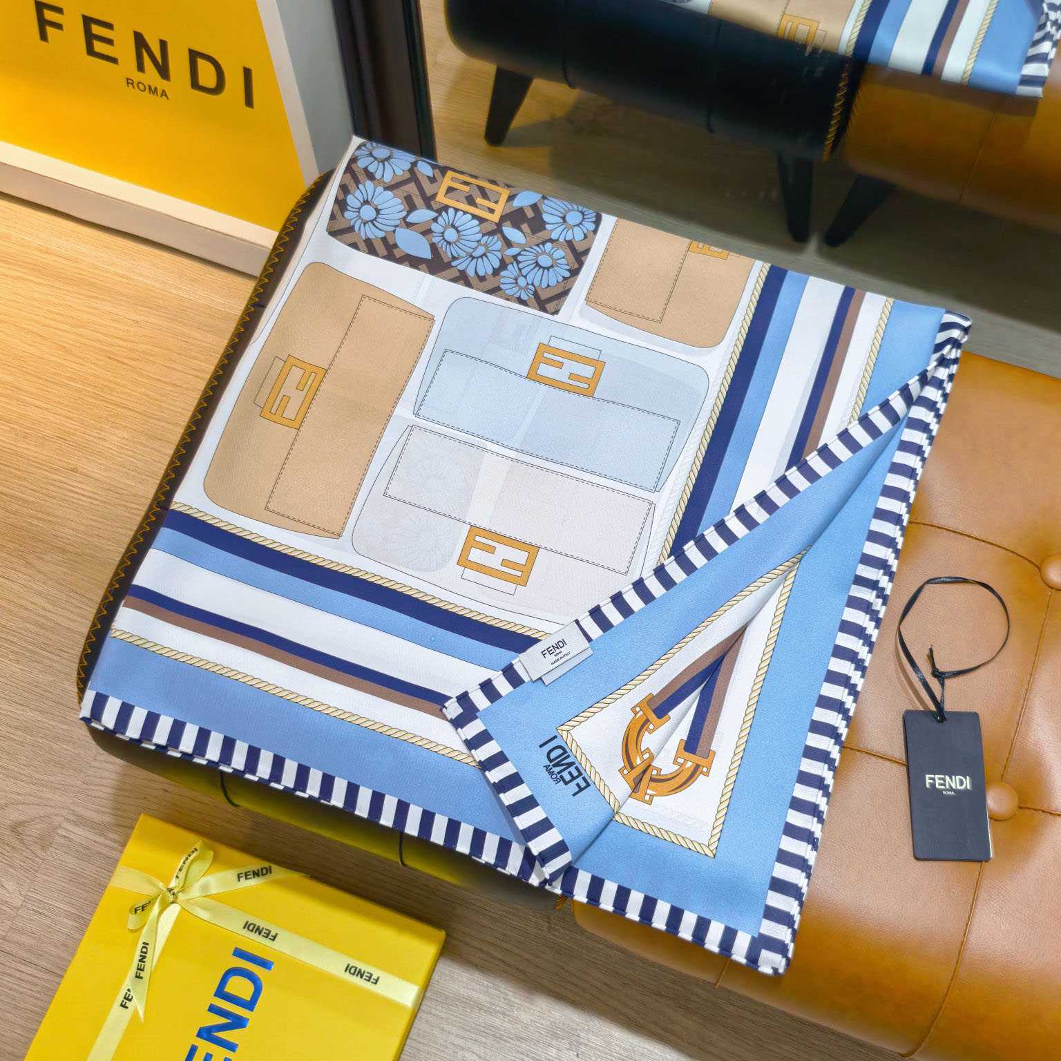 Fendi FF Foulard - FashionPlug