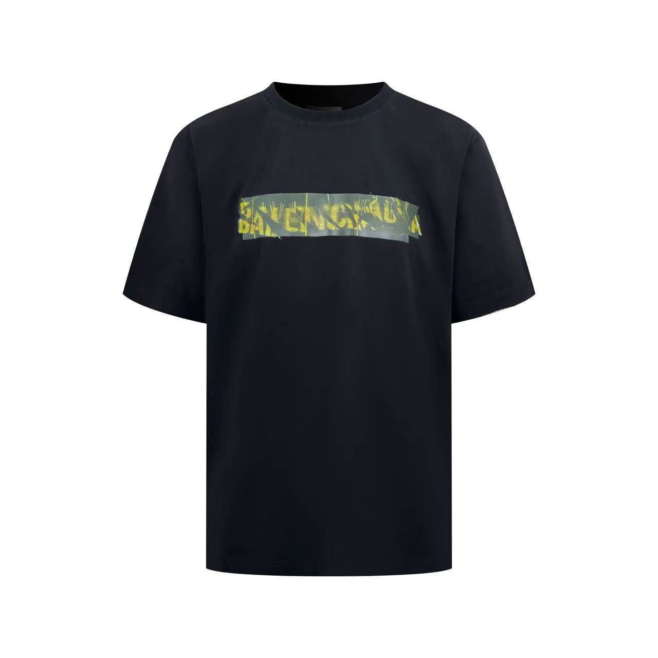 Balenciaga Messy Spray T-shirt In Cotton - FashionPlug