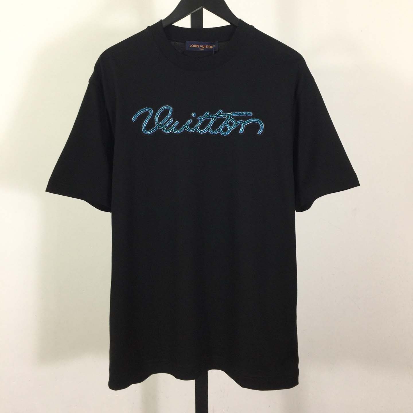 Louis Vuitton Logo Cotton T-Shirt  - FashionPlug