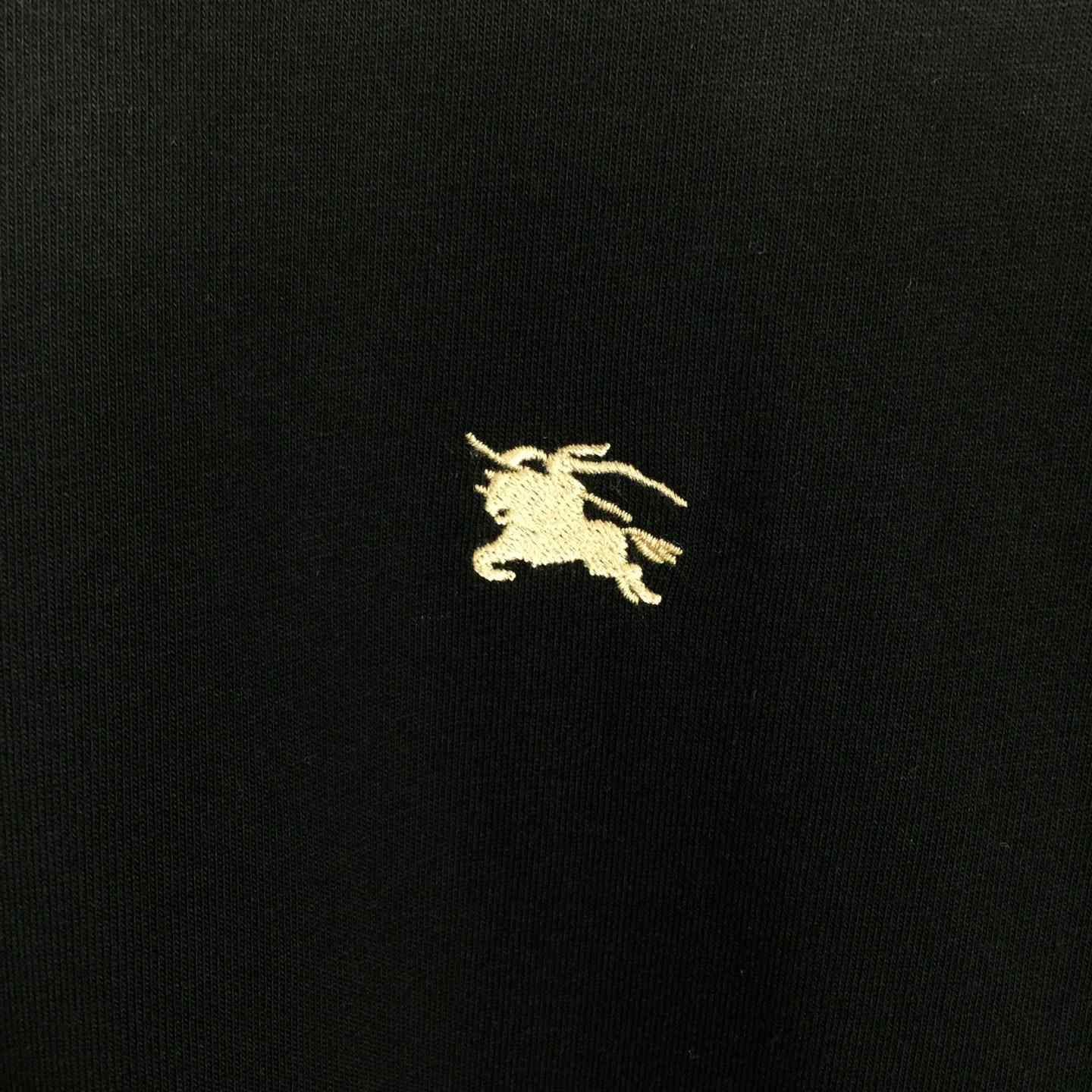 Burberry Check Trim Cotton T-shirt - FashionPlug