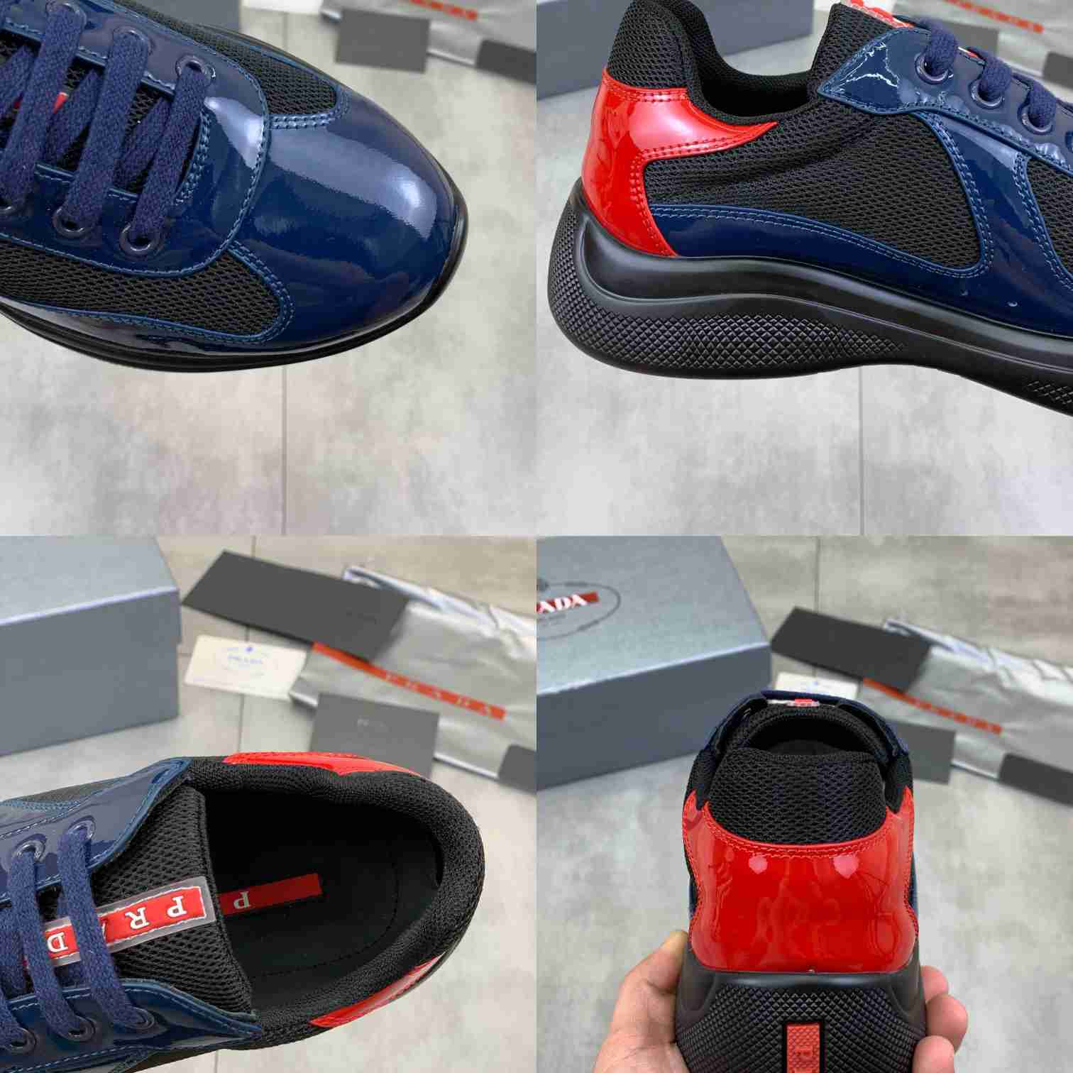 Prada America's Cup 'Royal Blue Red' - FashionPlug