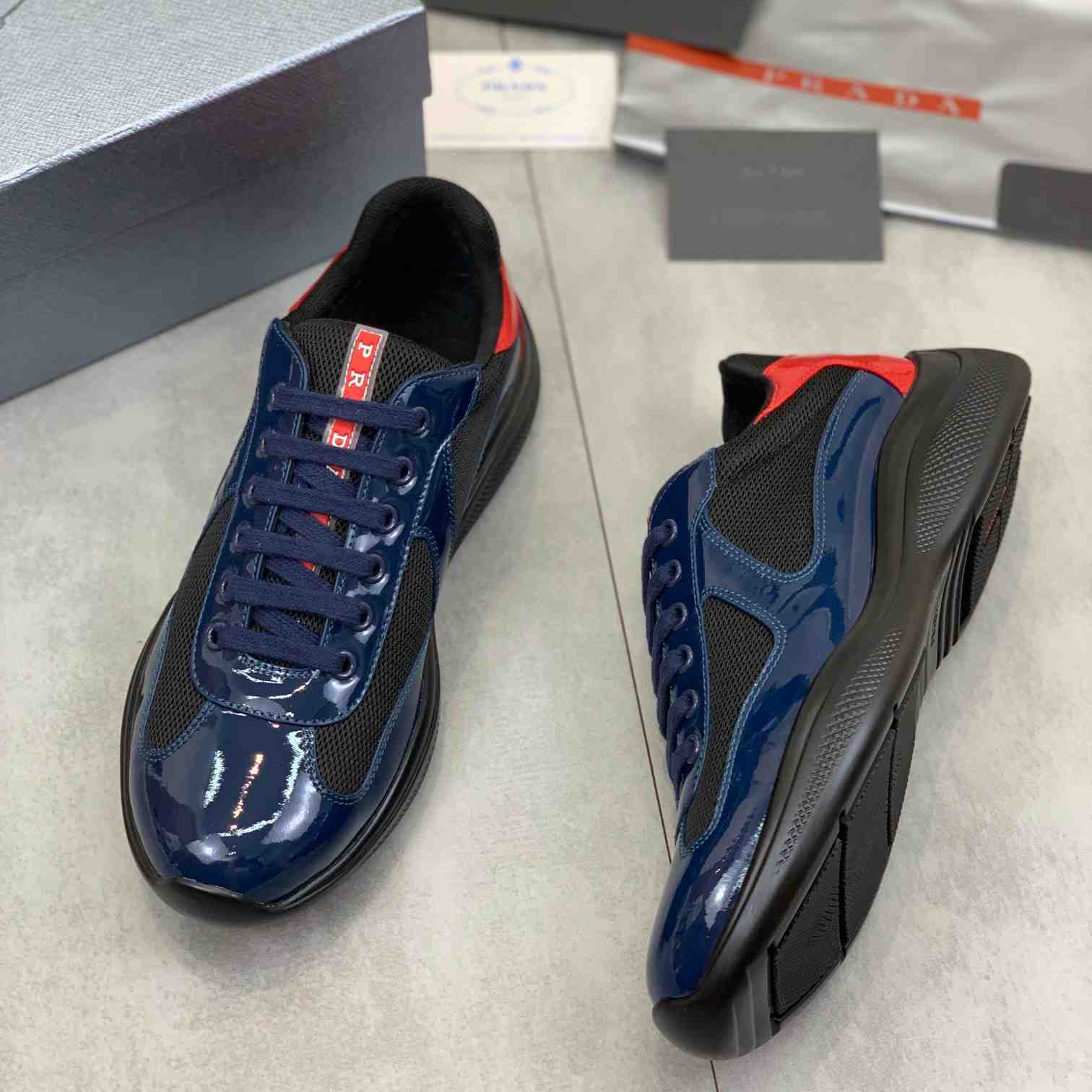 Prada America's Cup 'Royal Blue Red' - FashionPlug