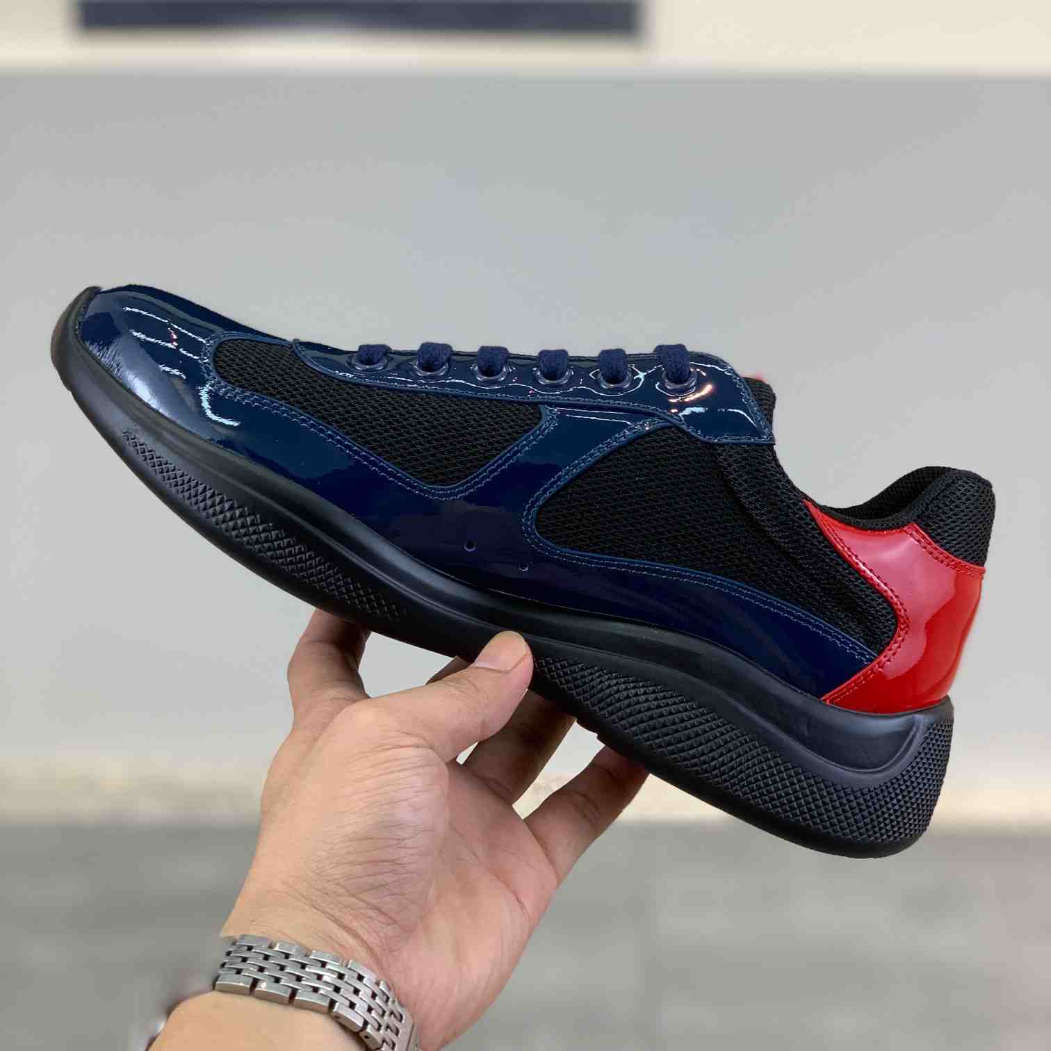 Prada America's Cup 'Royal Blue Red' - FashionPlug