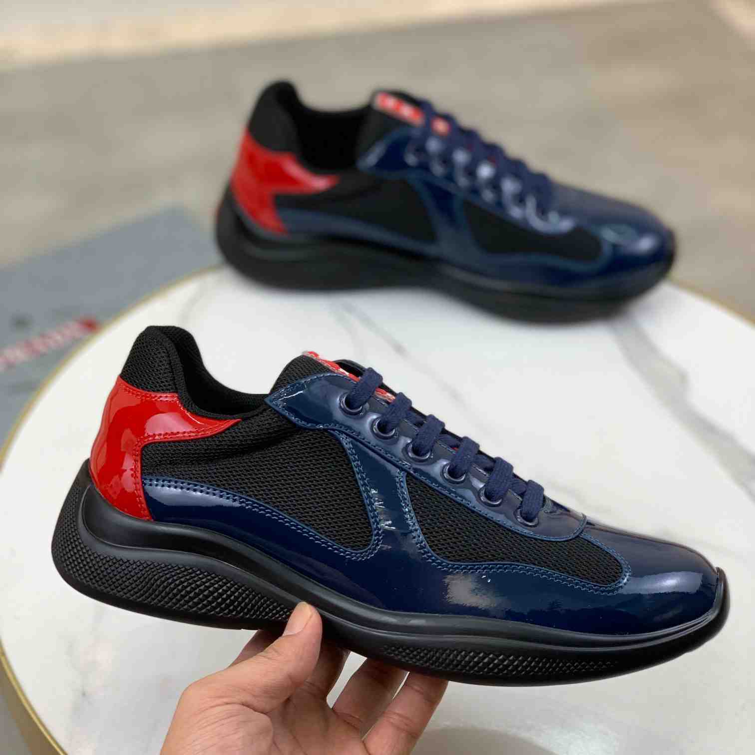 Prada America's Cup 'Royal Blue Red' - FashionPlug
