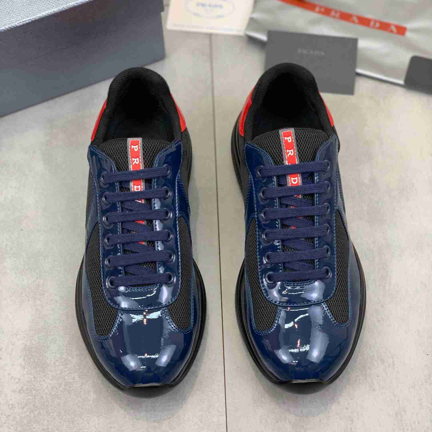 Prada America's Cup 'Royal Blue Red' - FashionPlug