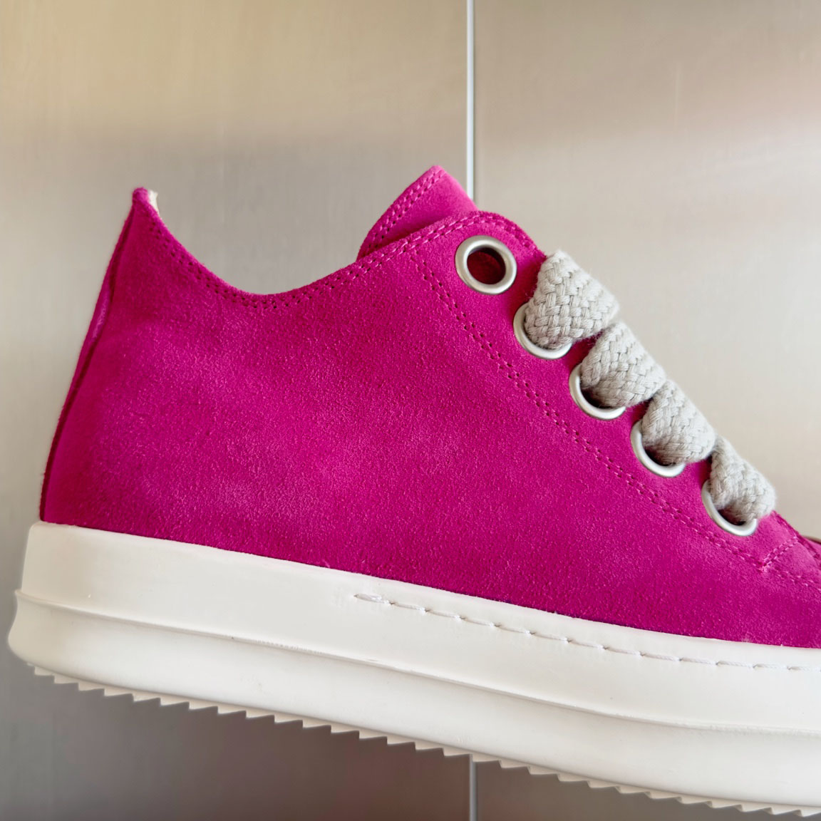 Rick Owens Laces Low-top  Sneakers - FashionPlug