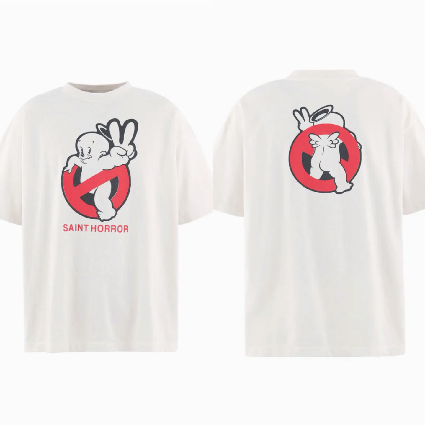 Saint Michael Saint Horror Short Sleeves T-Shirt - FashionPlug