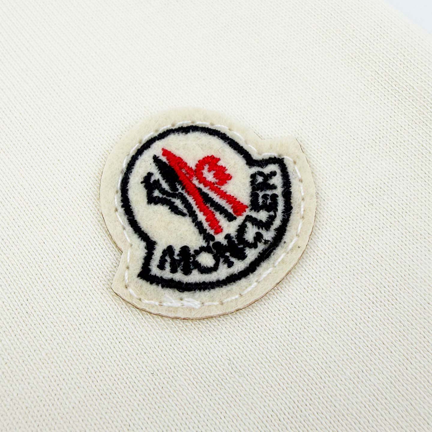 Moncler Striped Logo Cotton Jersey T-Shirt - FashionPlug