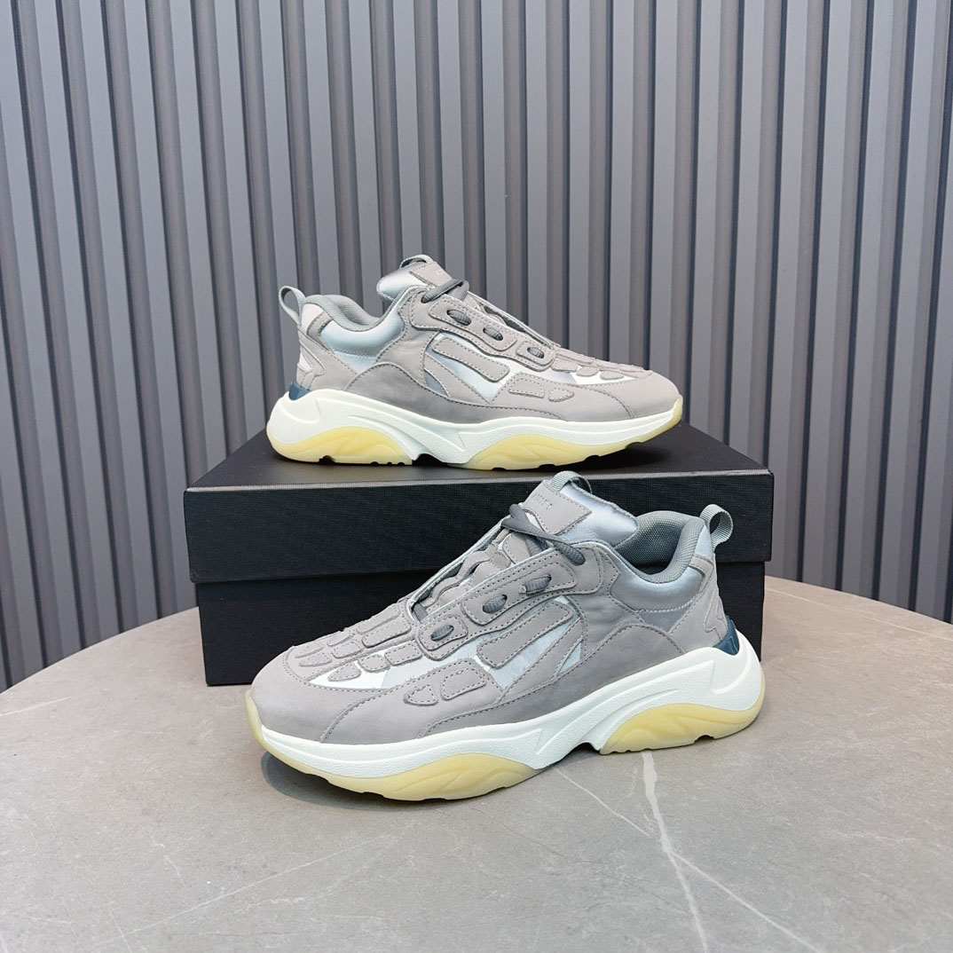 Amiri Bone Runner 'Grey' - FashionPlug
