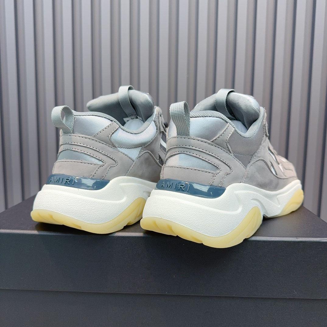 Amiri Bone Runner 'Grey' - FashionPlug