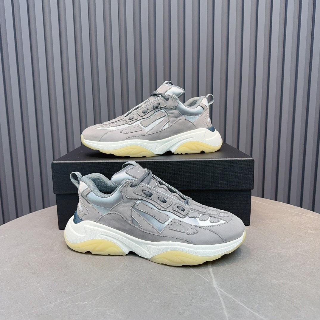 Amiri Bone Runner 'Grey' - FashionPlug