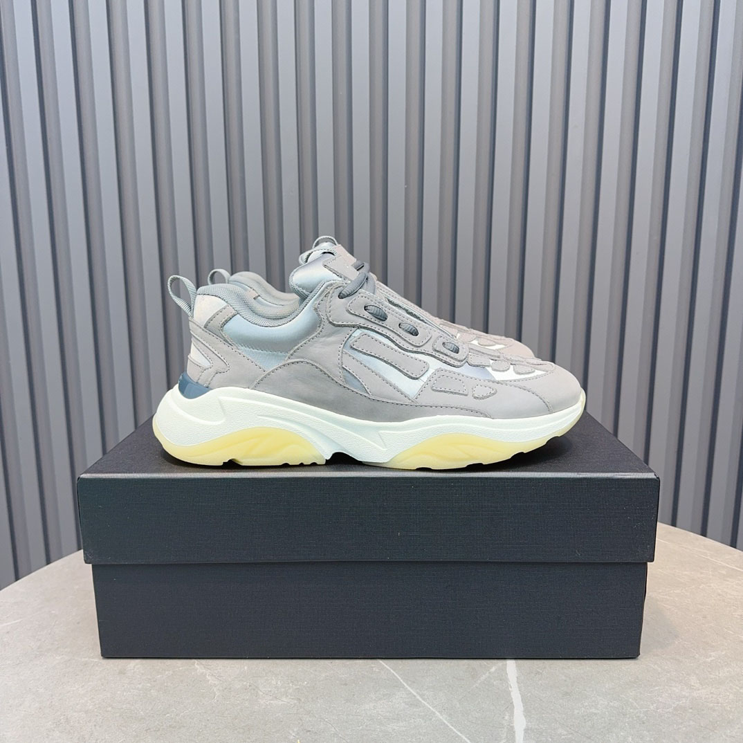 Amiri Bone Runner 'Grey' - FashionPlug