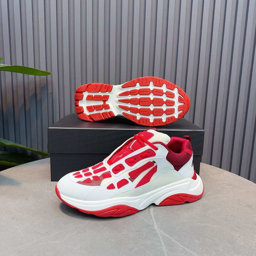 Amiri Bone Runner ' Red' - FashionPlug