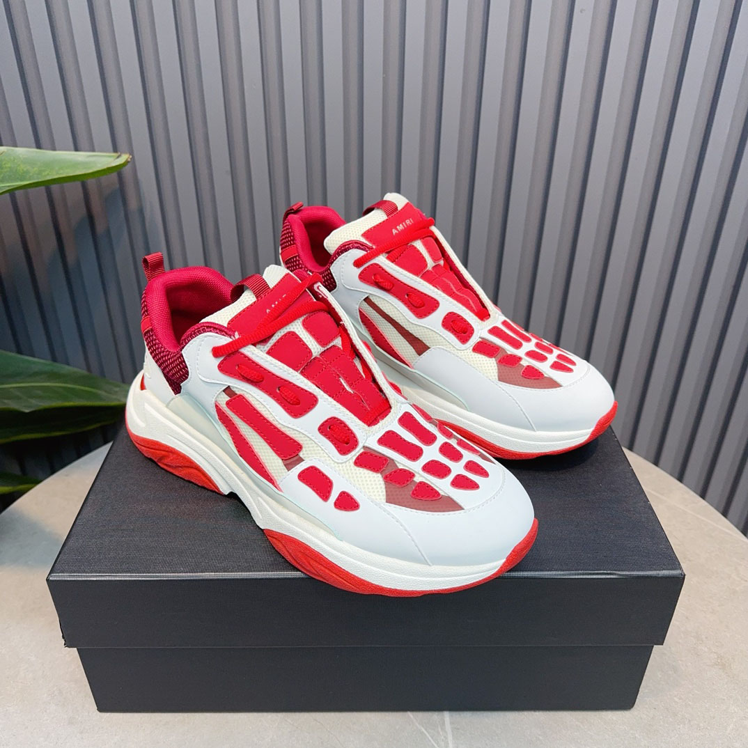 Amiri Bone Runner ' Red' - FashionPlug
