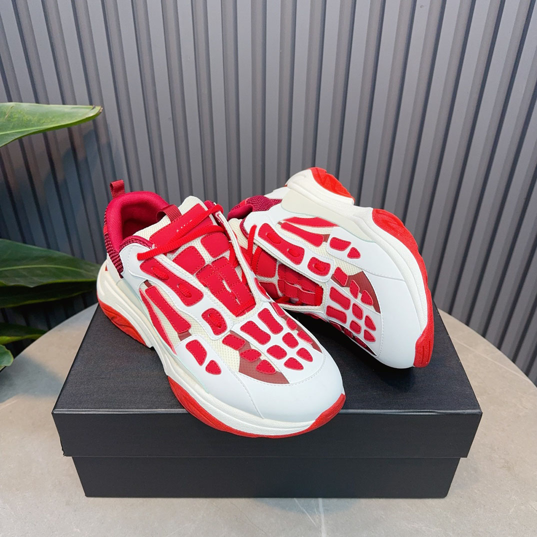 Amiri Bone Runner ' Red' - FashionPlug