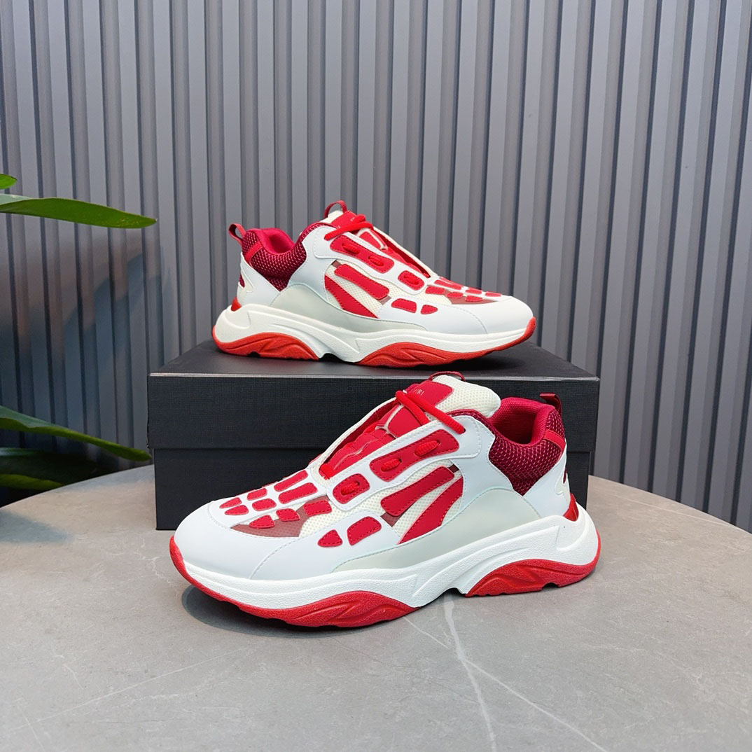 Amiri Bone Runner ' Red' - FashionPlug