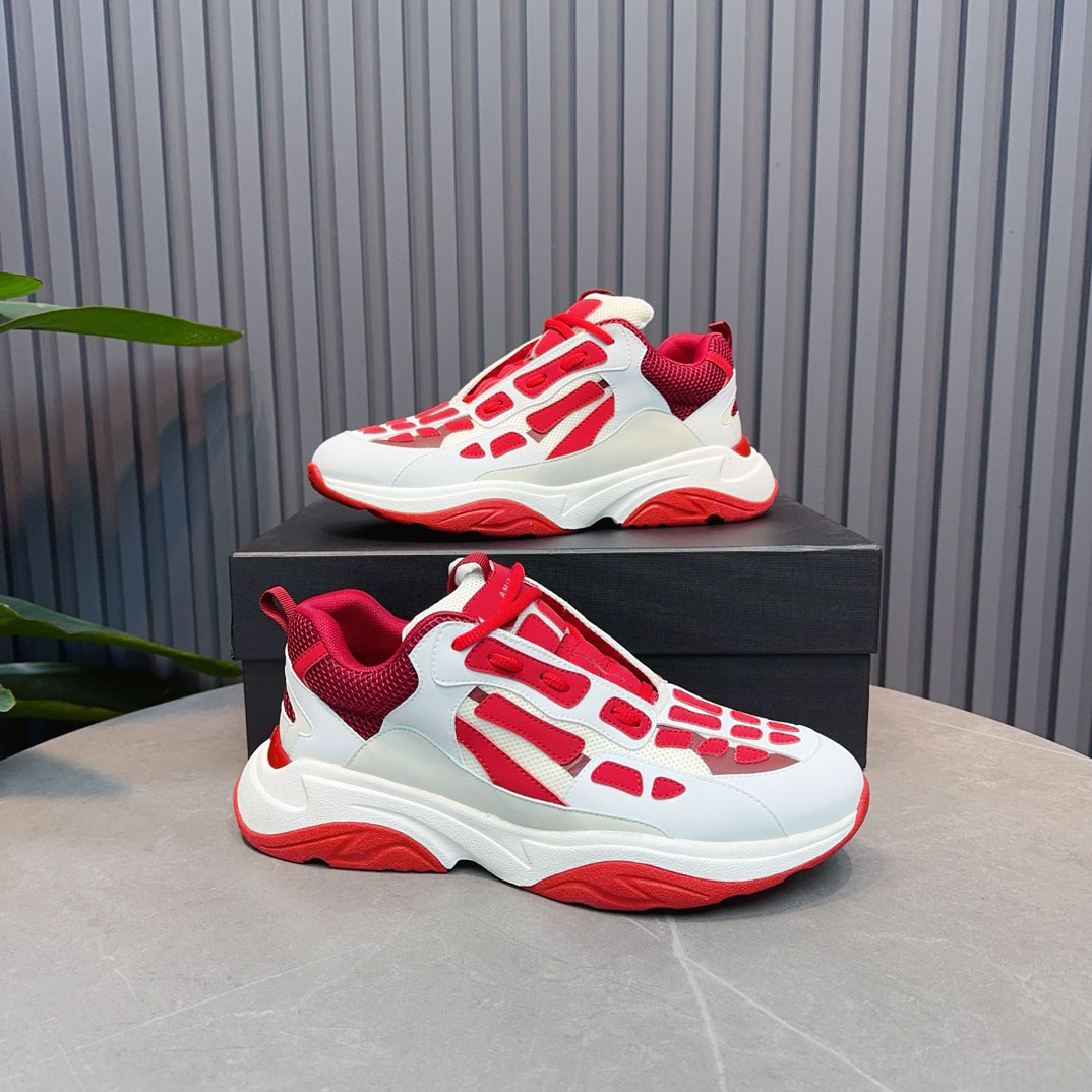 Amiri Bone Runner ' Red' - FashionPlug