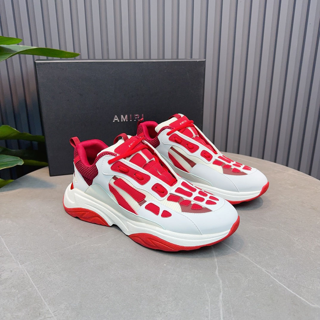 Amiri Bone Runner ' Red' - FashionPlug
