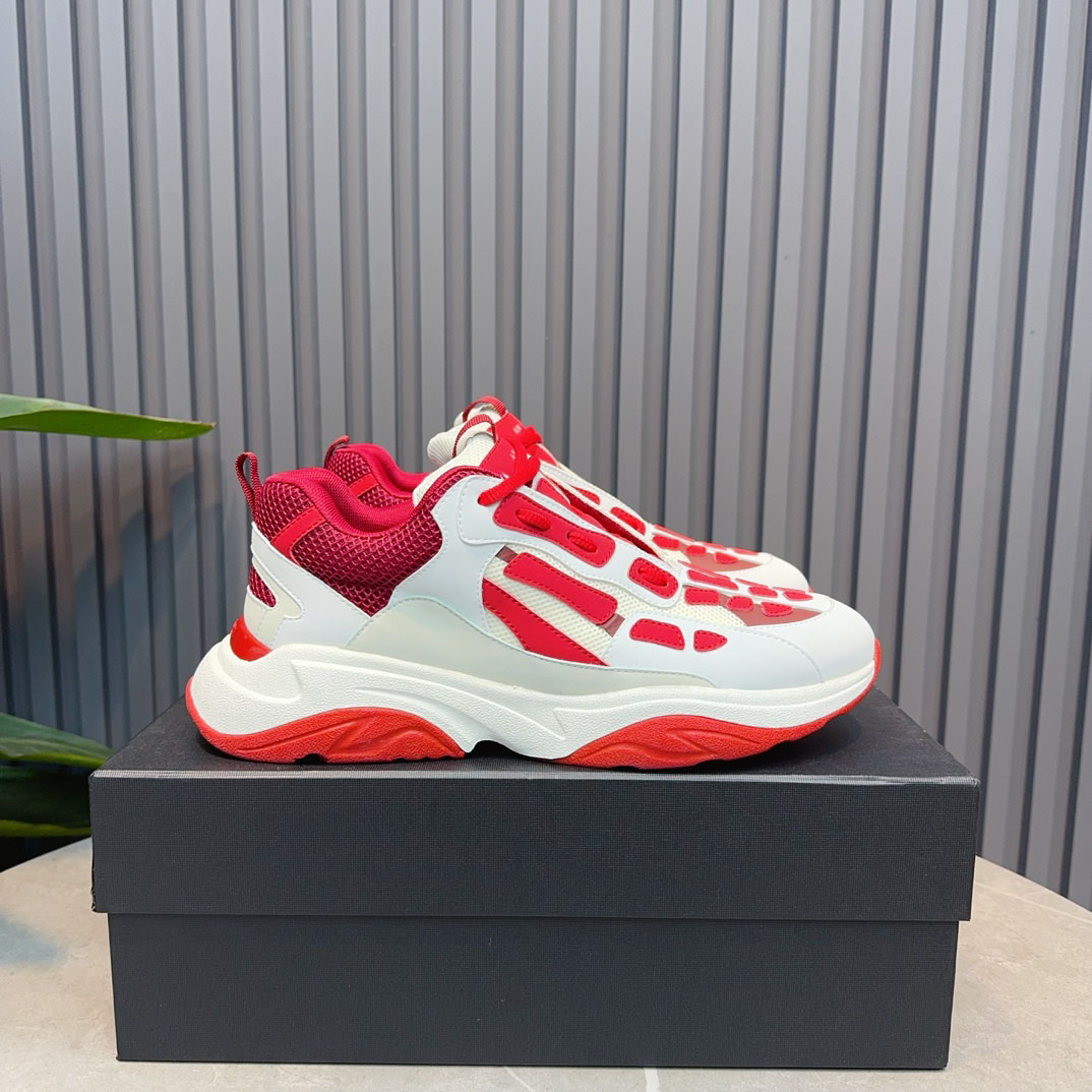 Amiri Bone Runner ' Red' - FashionPlug