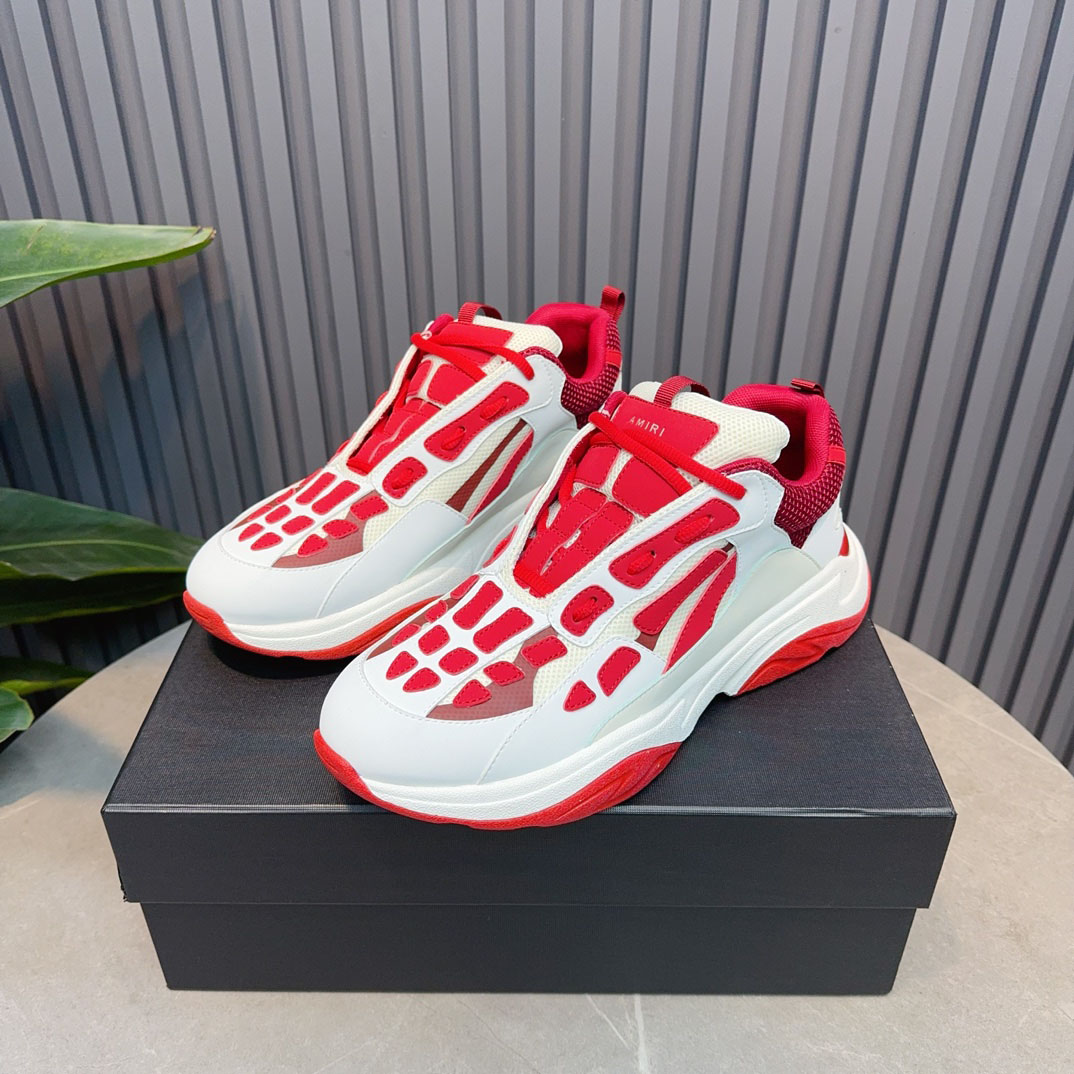 Amiri Bone Runner ' Red' - FashionPlug