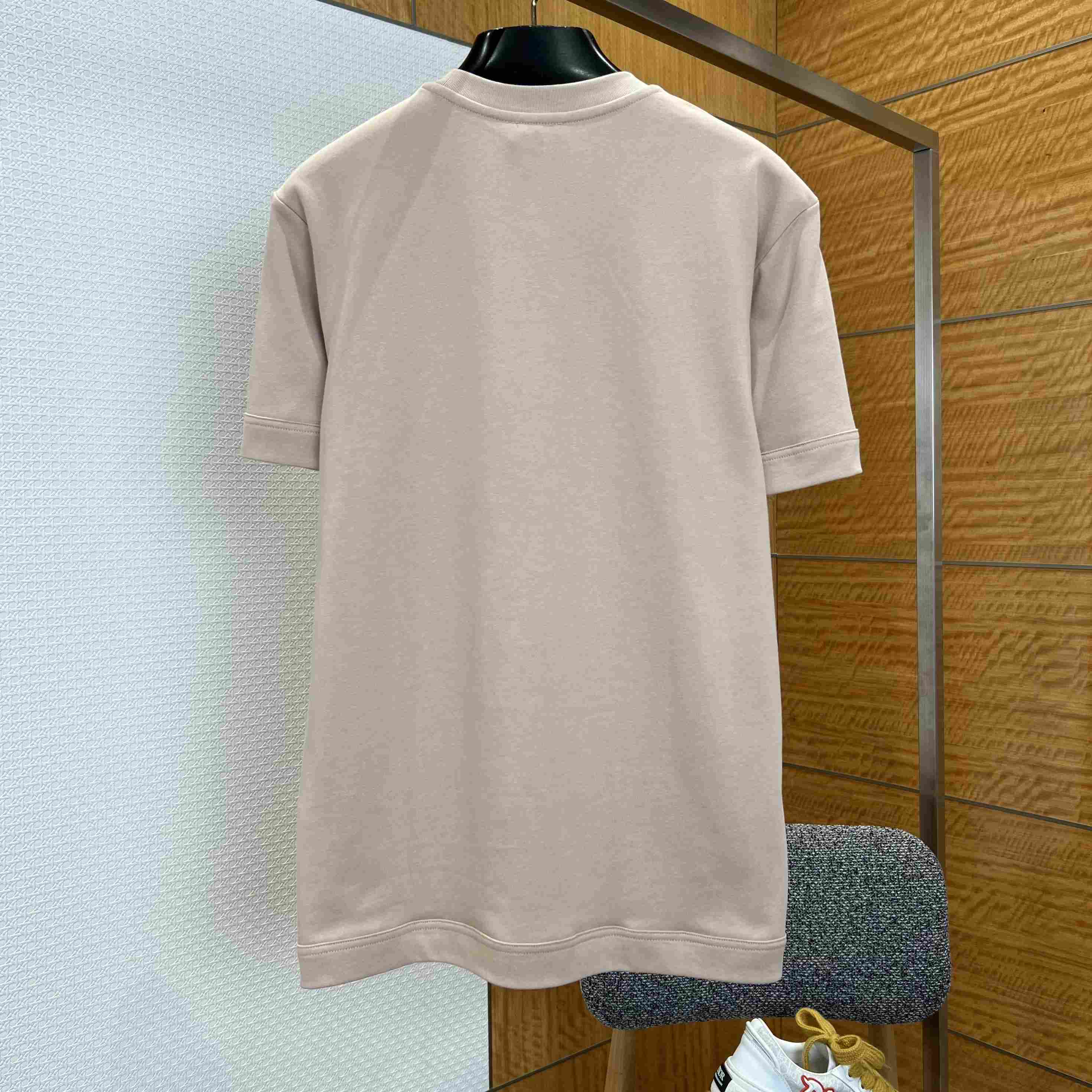 Moncler Leather-Trimmed Cotton T-Shirt - FashionPlug