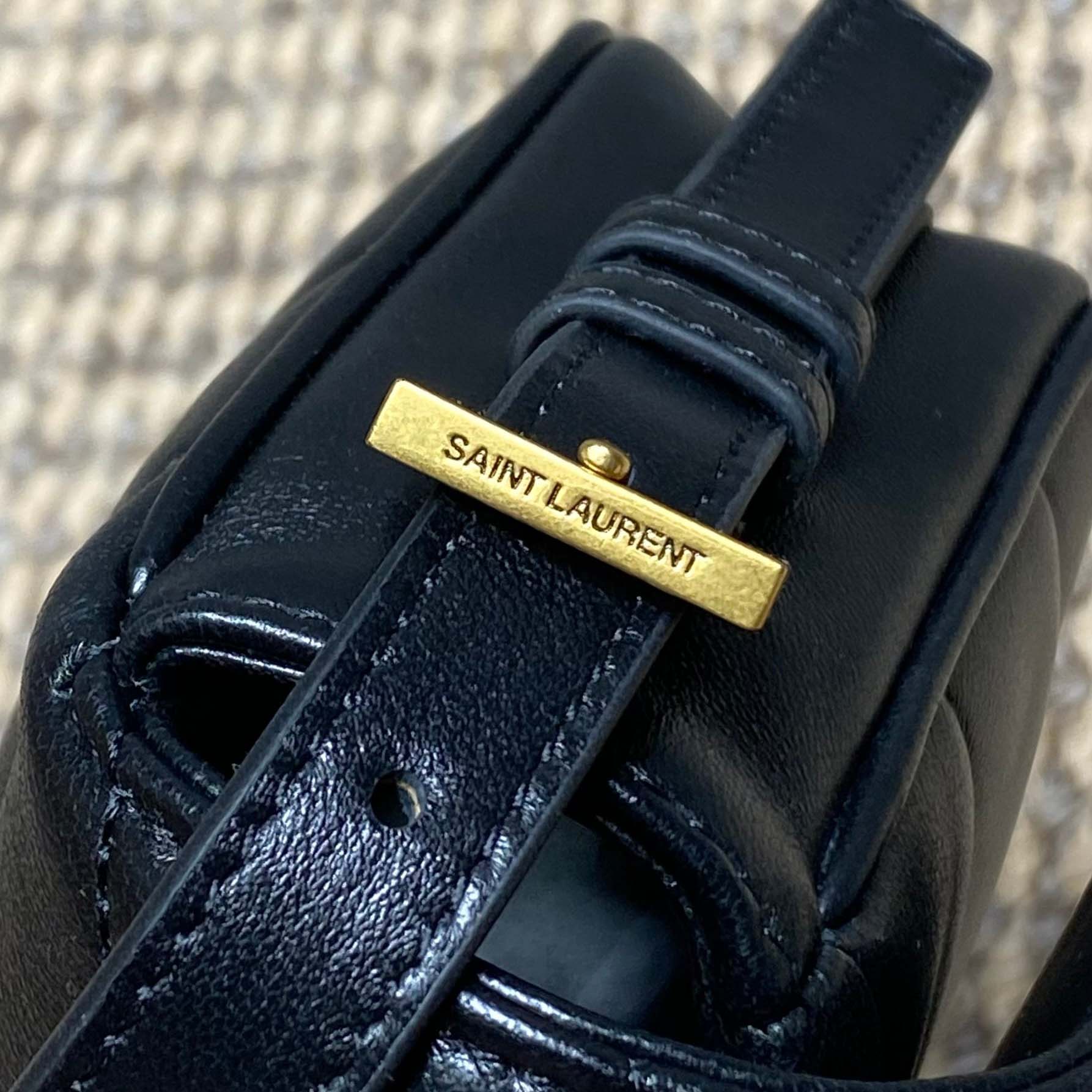 Saint Laurent LOULOU Toy Crossbody In MATELASSÉ Lambskin - FashionPlug