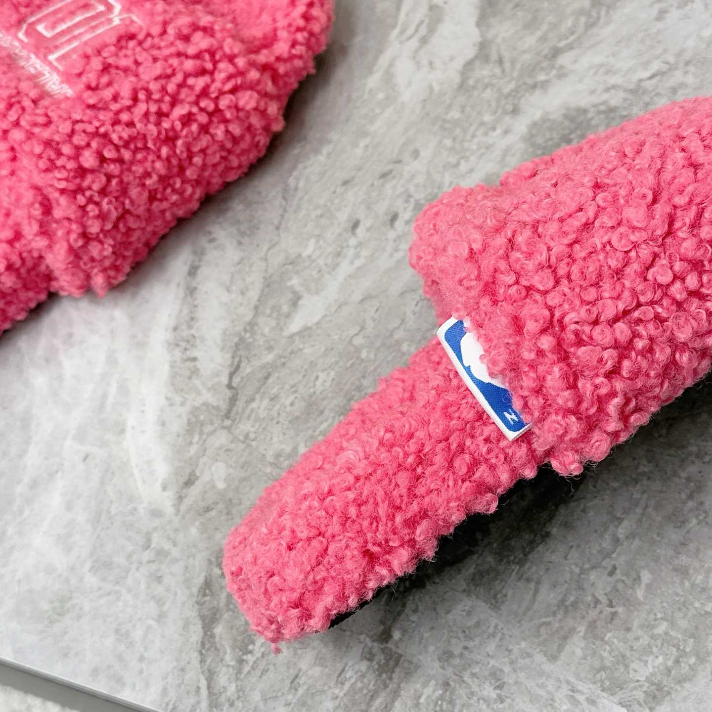 Balenciaga | Nba Collaboration Furry Open Mule - FashionPlug