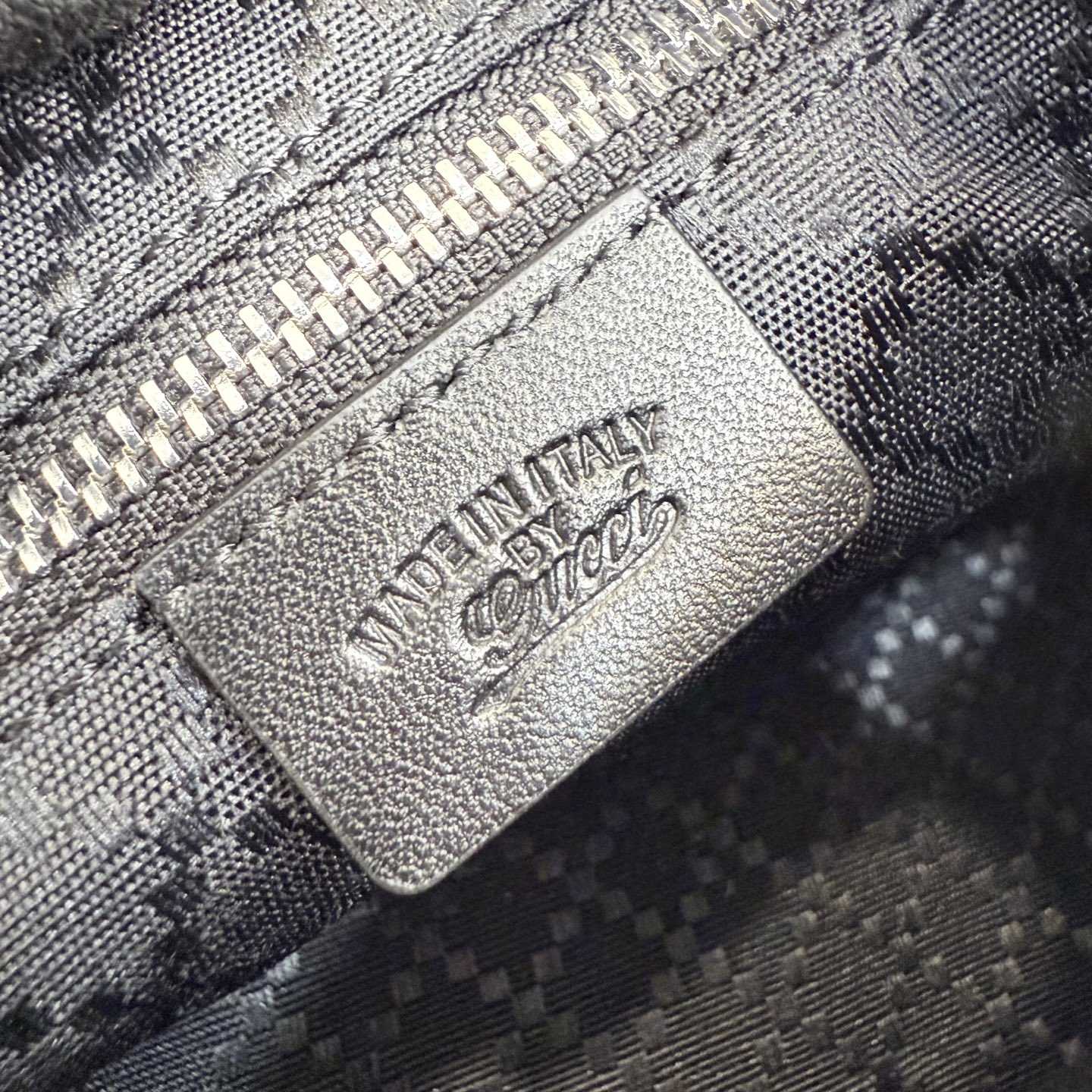 Gucci Web Trademark Medium Pouch - FashionPlug
