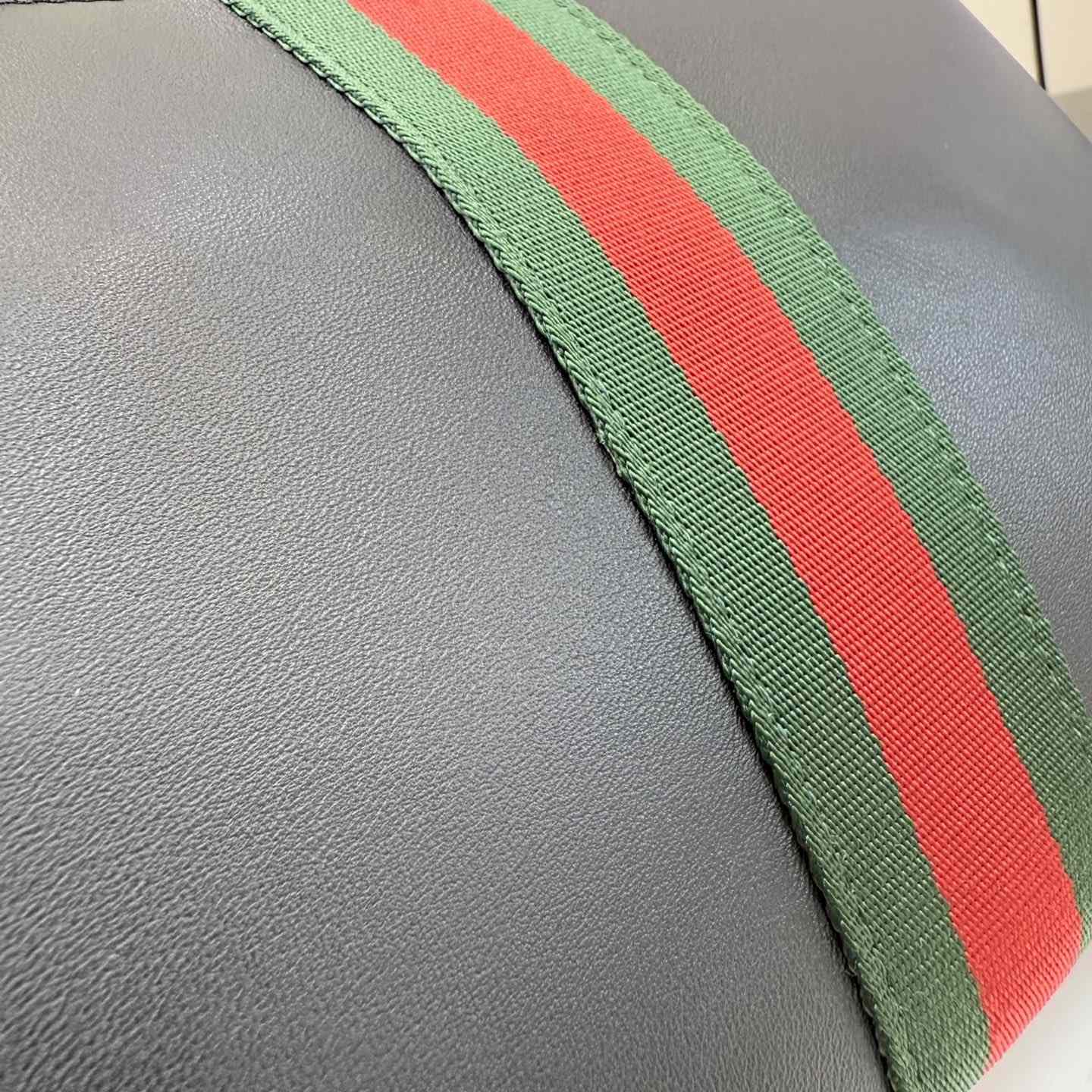 Gucci Web Trademark Medium Pouch - FashionPlug