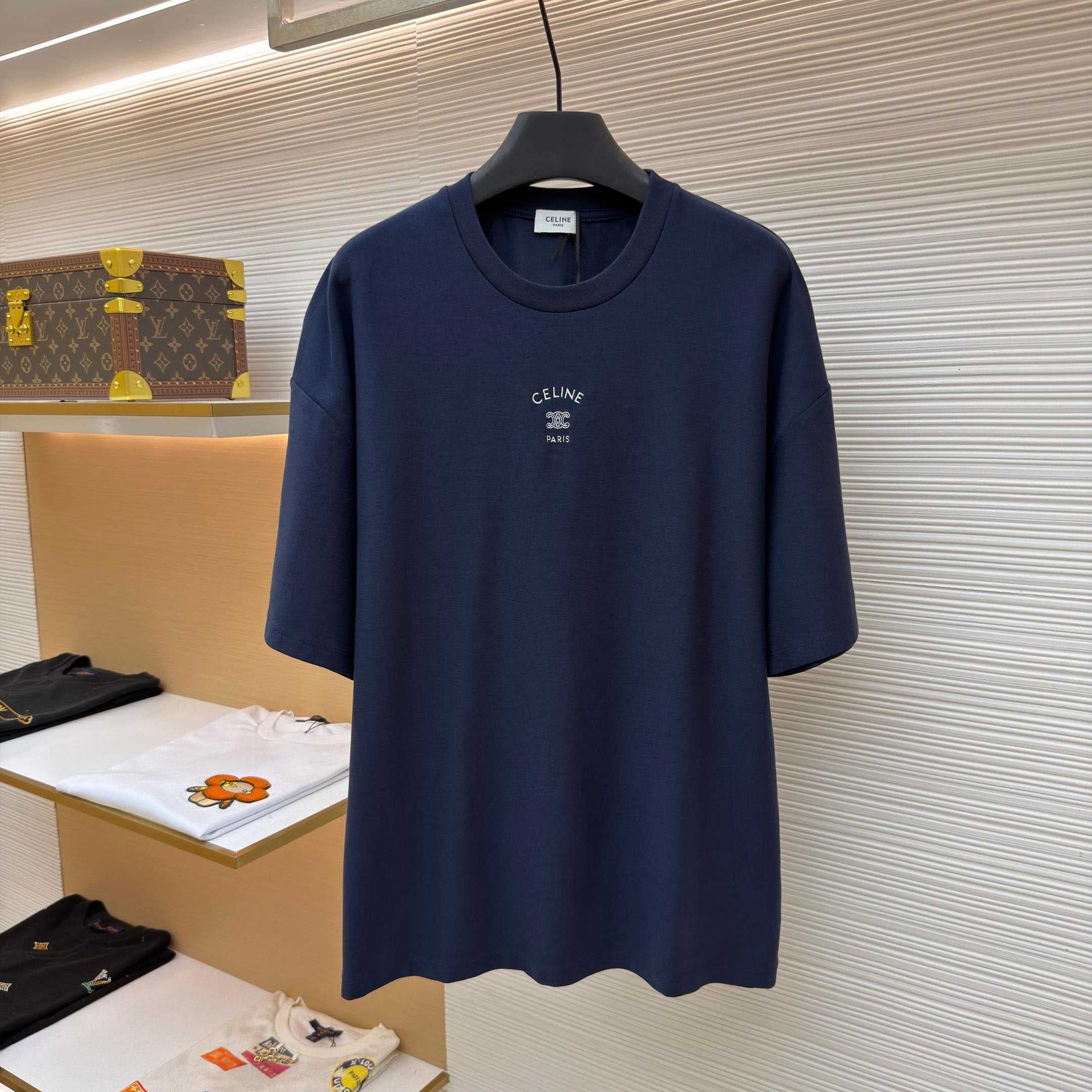 Celine   T-shirt IN Cotton Jersey - FashionPlug