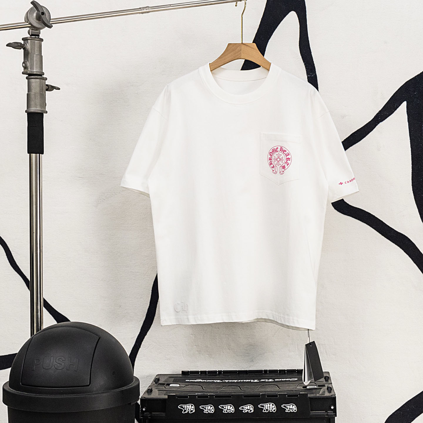 Chrome Hearts Horseshoe Print T-Shirt 'White' - FashionPlug
