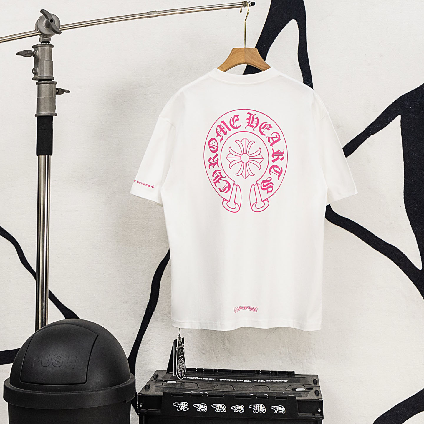 Chrome Hearts Horseshoe Print T-Shirt 'White' - FashionPlug