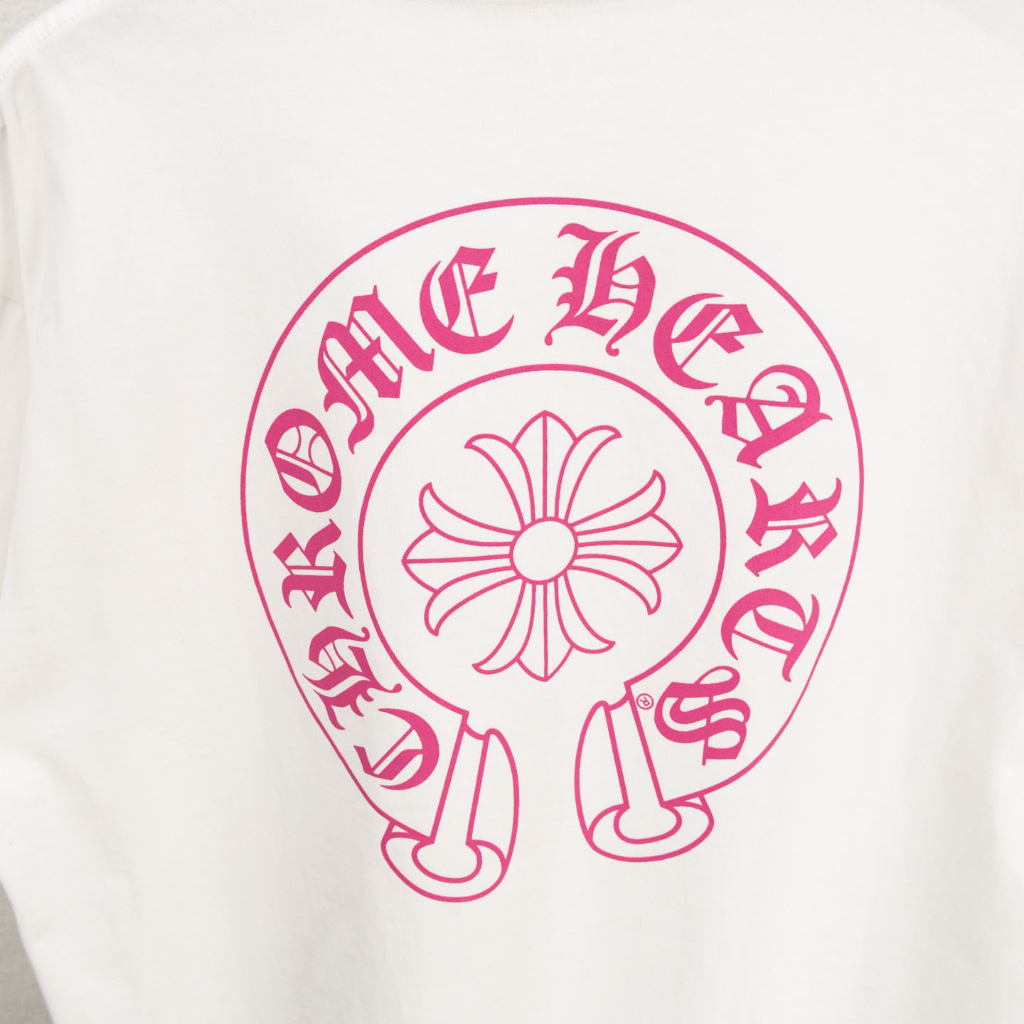 Chrome Hearts Horseshoe Print T-Shirt 'White' - FashionPlug