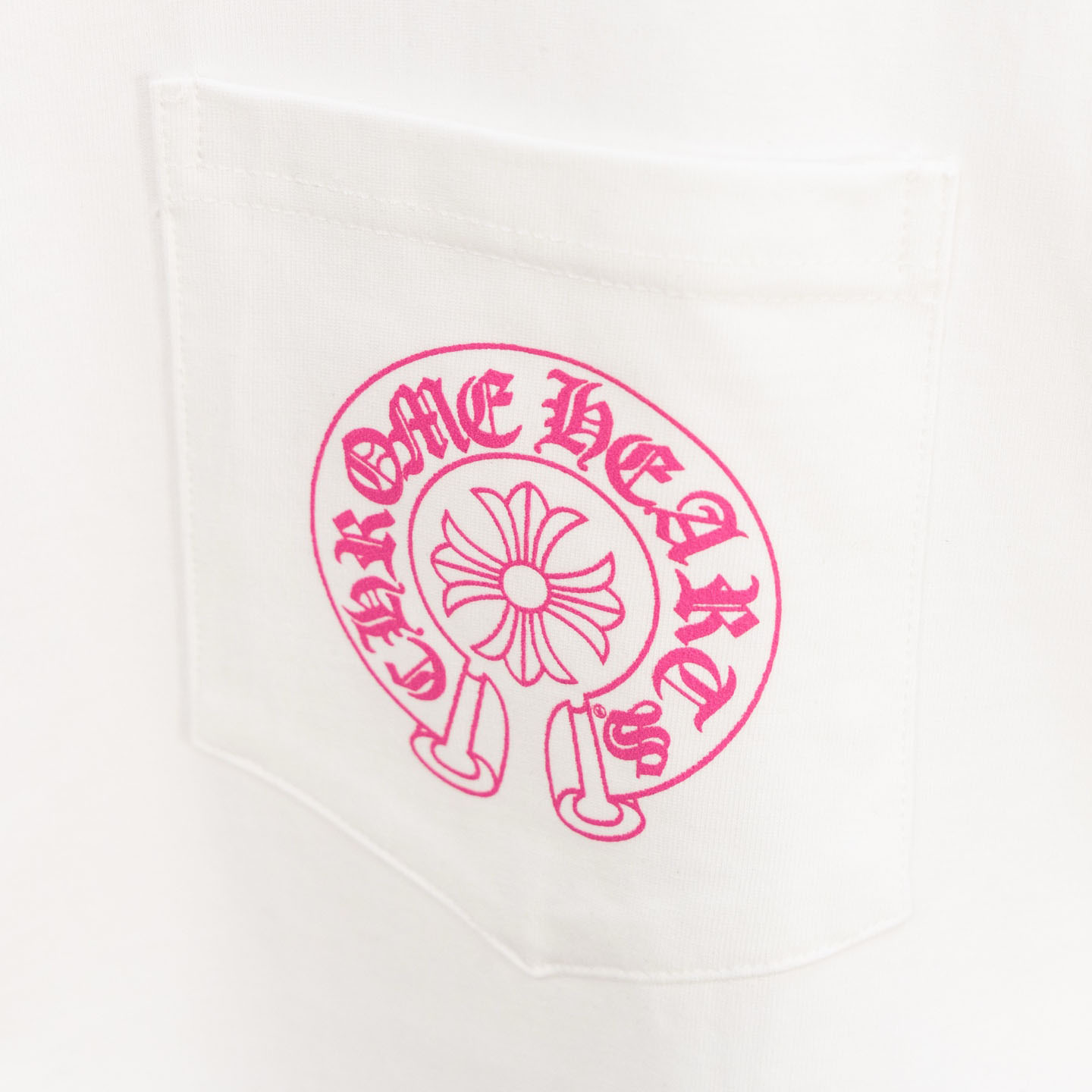 Chrome Hearts Horseshoe Print T-Shirt 'White' - FashionPlug