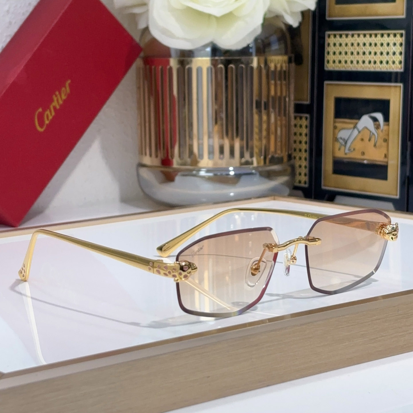 Cartier CT0583S  Sunglasses    - FashionPlug