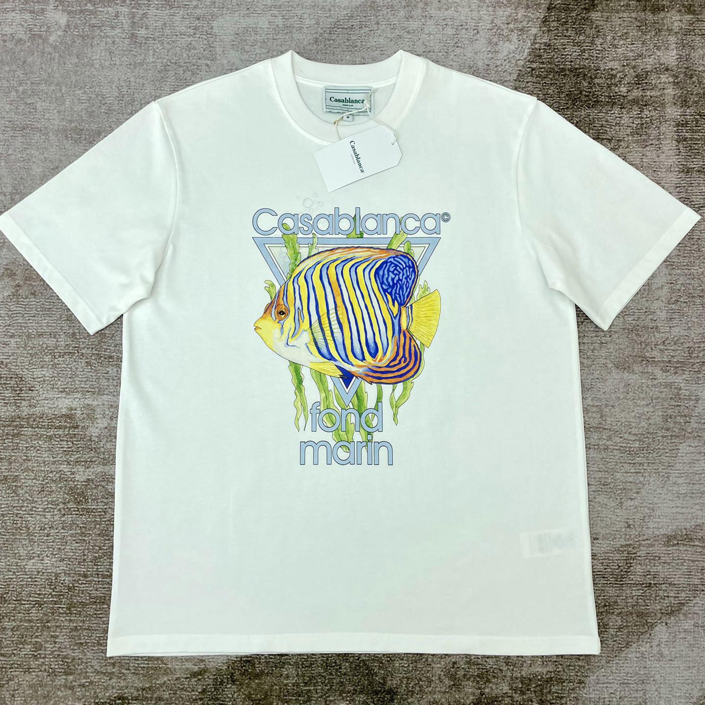 Casablanca Fond Marin T‑Shirt C493 - FashionPlug