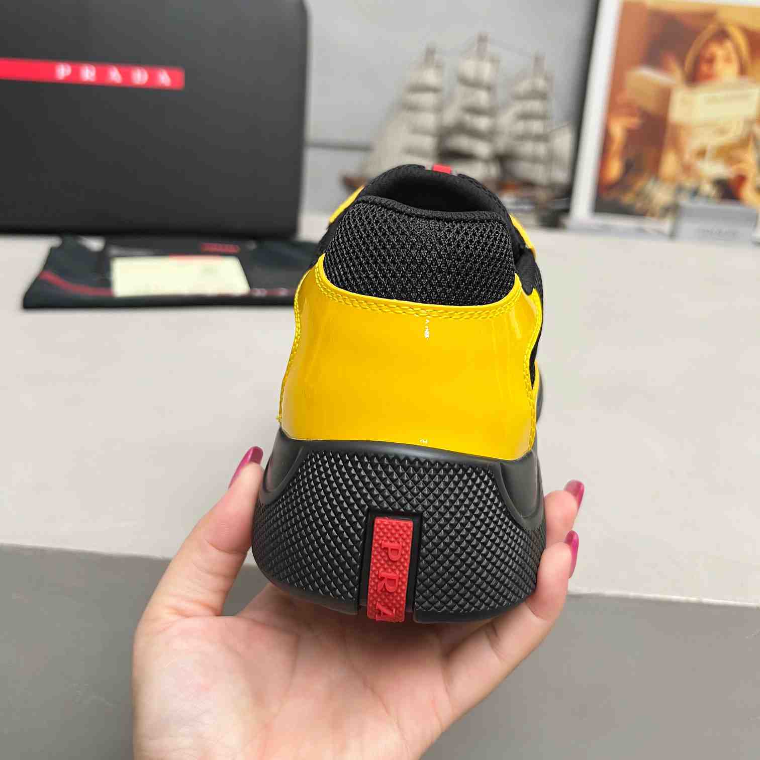 Prada America's Cup 'Yellow Black' - FashionPlug