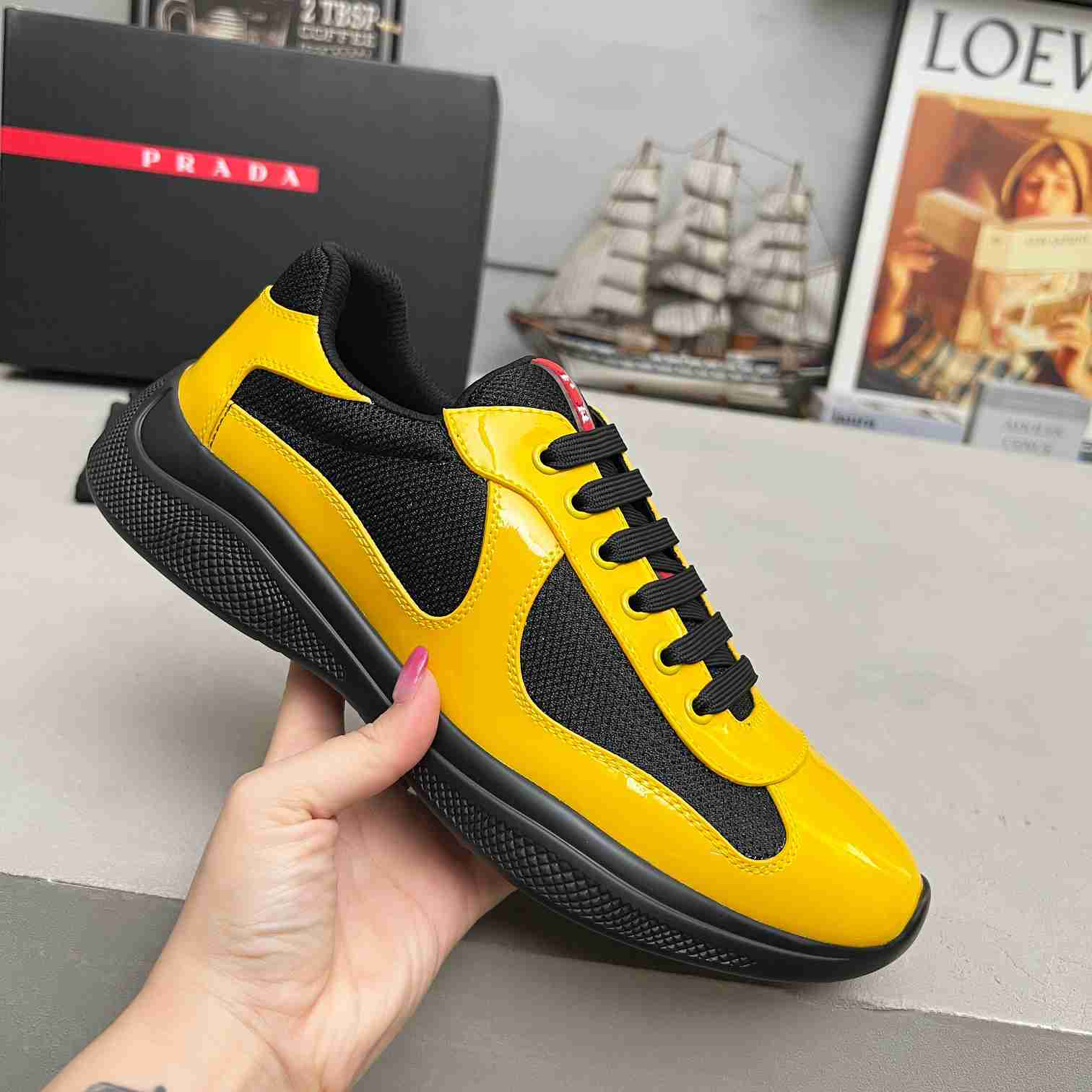 Prada America's Cup 'Yellow Black' - FashionPlug
