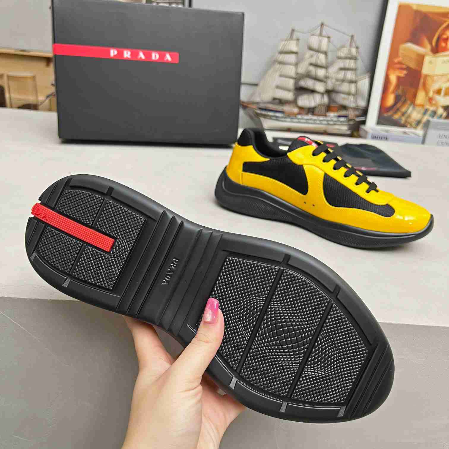 Prada America's Cup 'Yellow Black' - FashionPlug
