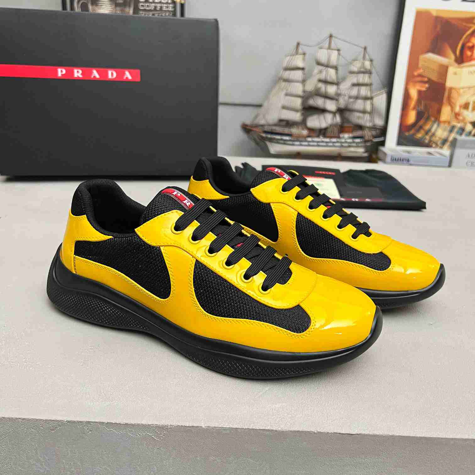 Prada America's Cup 'Yellow Black' - FashionPlug