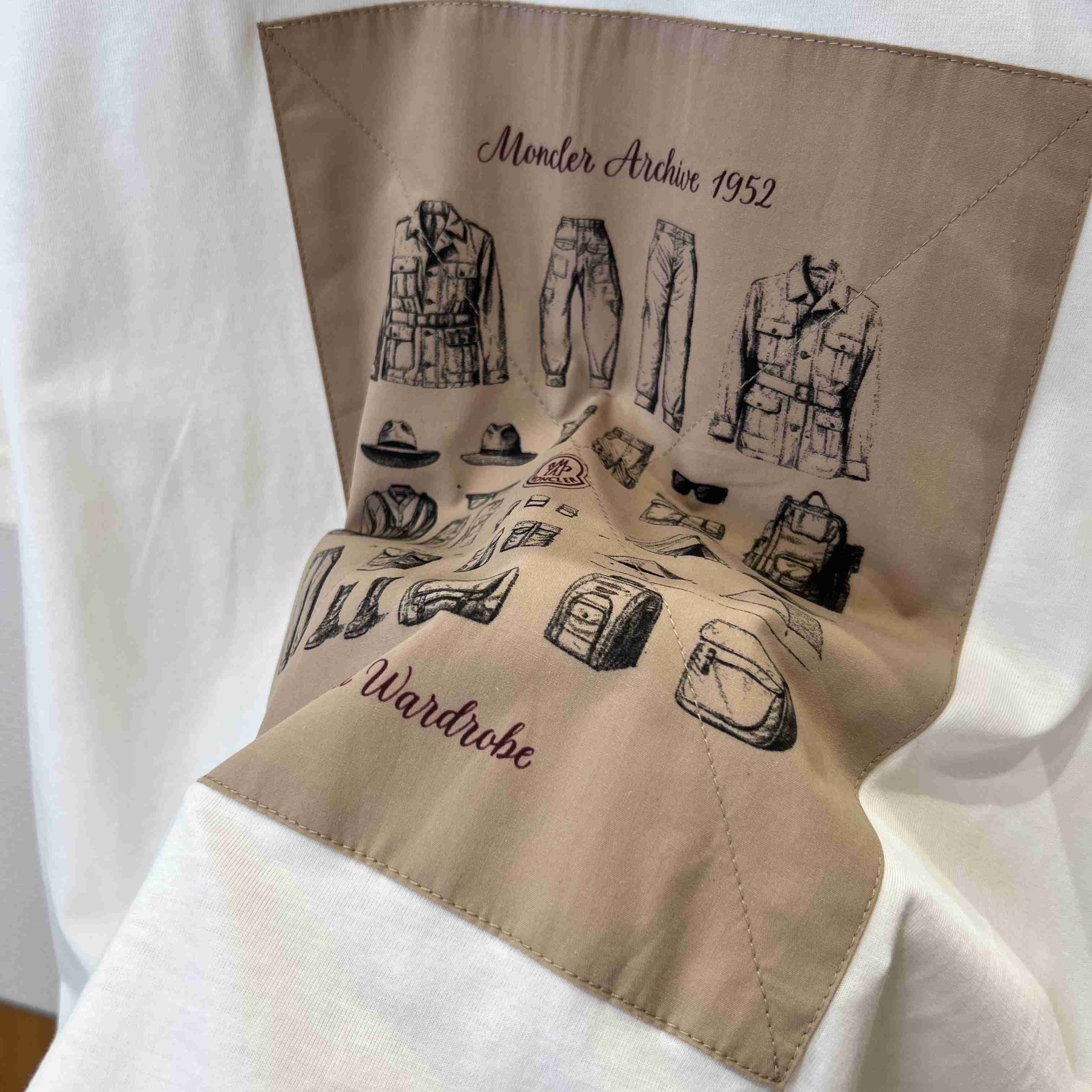 Moncler  Safari Wardrobe-Print Cotton T-Shirt - FashionPlug