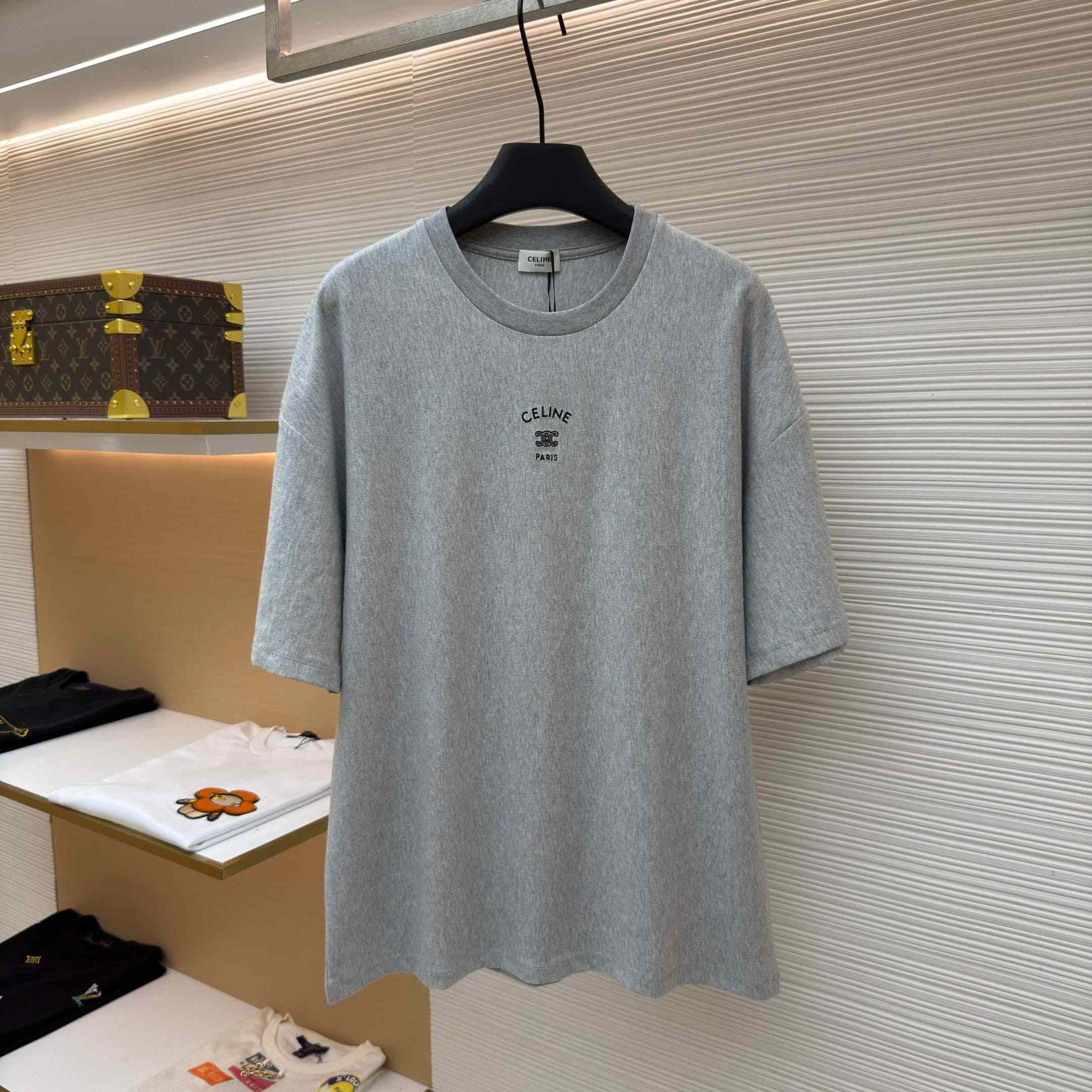 Celine   T-shirt IN Cotton Jersey - FashionPlug