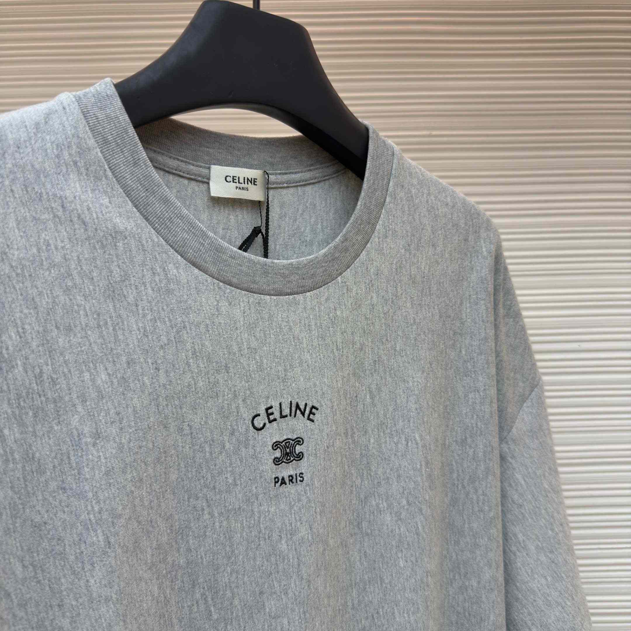 Celine   T-shirt IN Cotton Jersey - FashionPlug