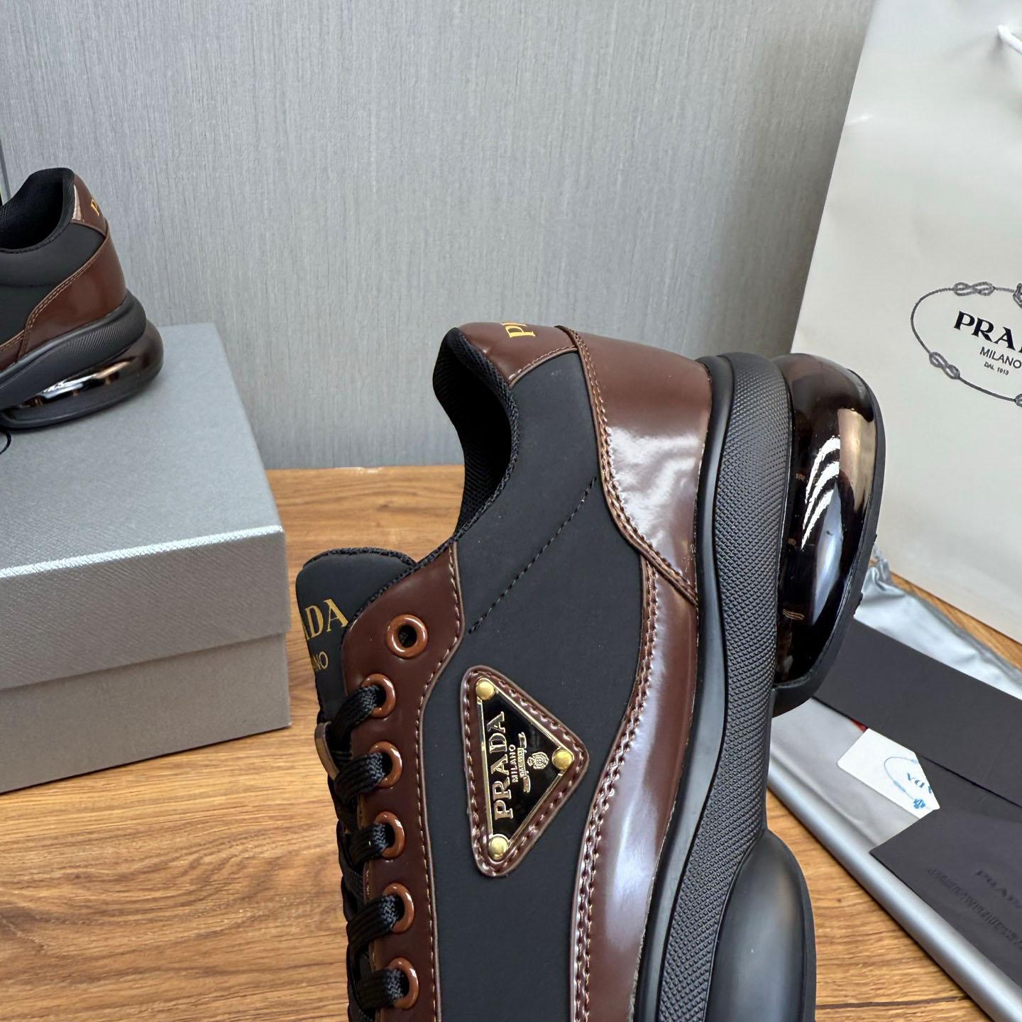Prada Leather Sneakers - FashionPlug