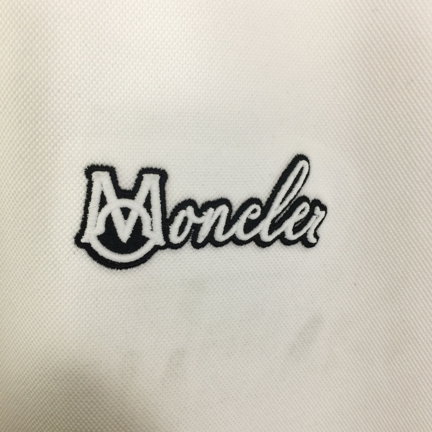 Moncler Logo-Embroidered Cotton Polo Shirt - FashionPlug